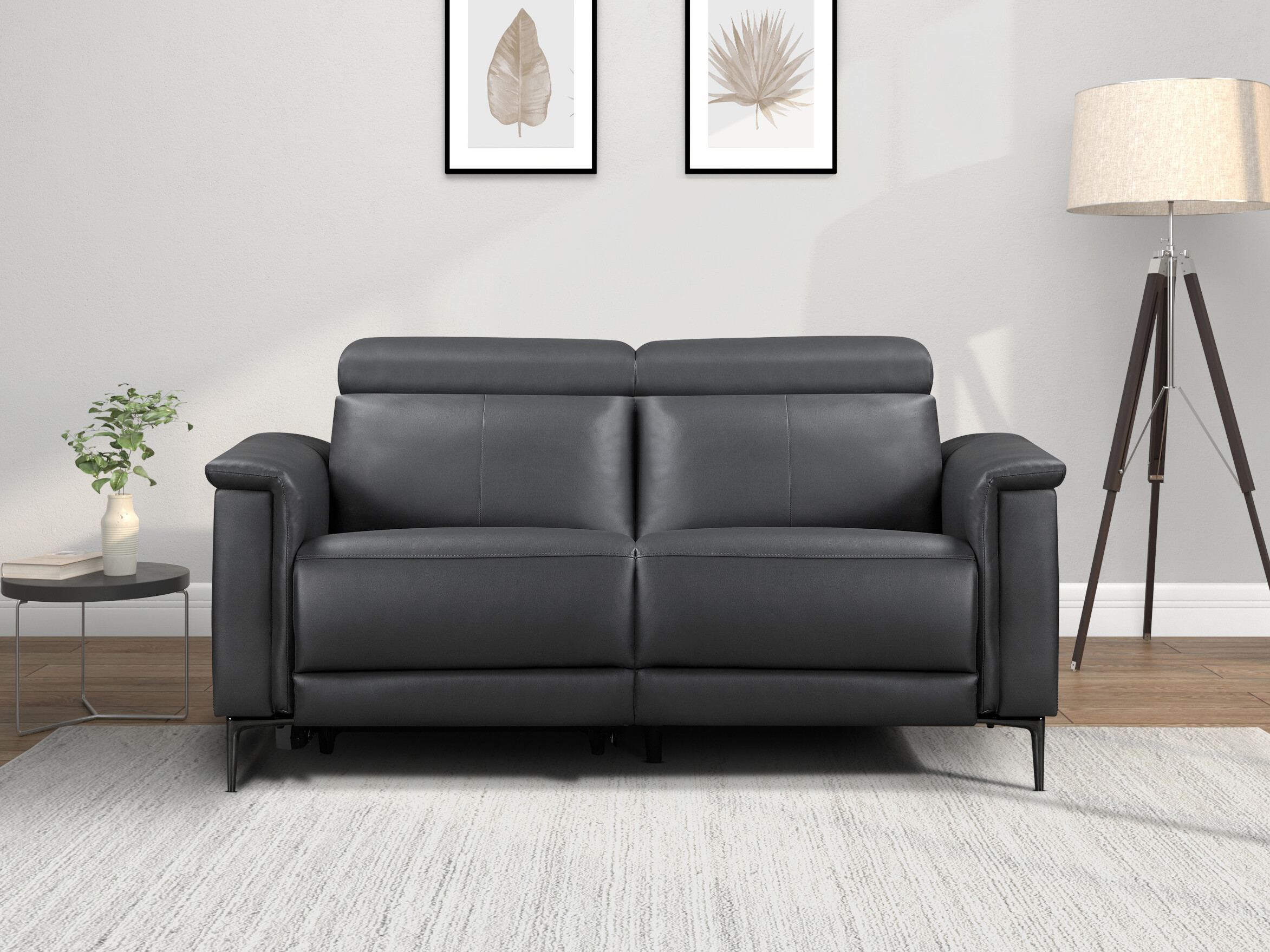 Canapea recliner Evamare 100 (Gri inchis)