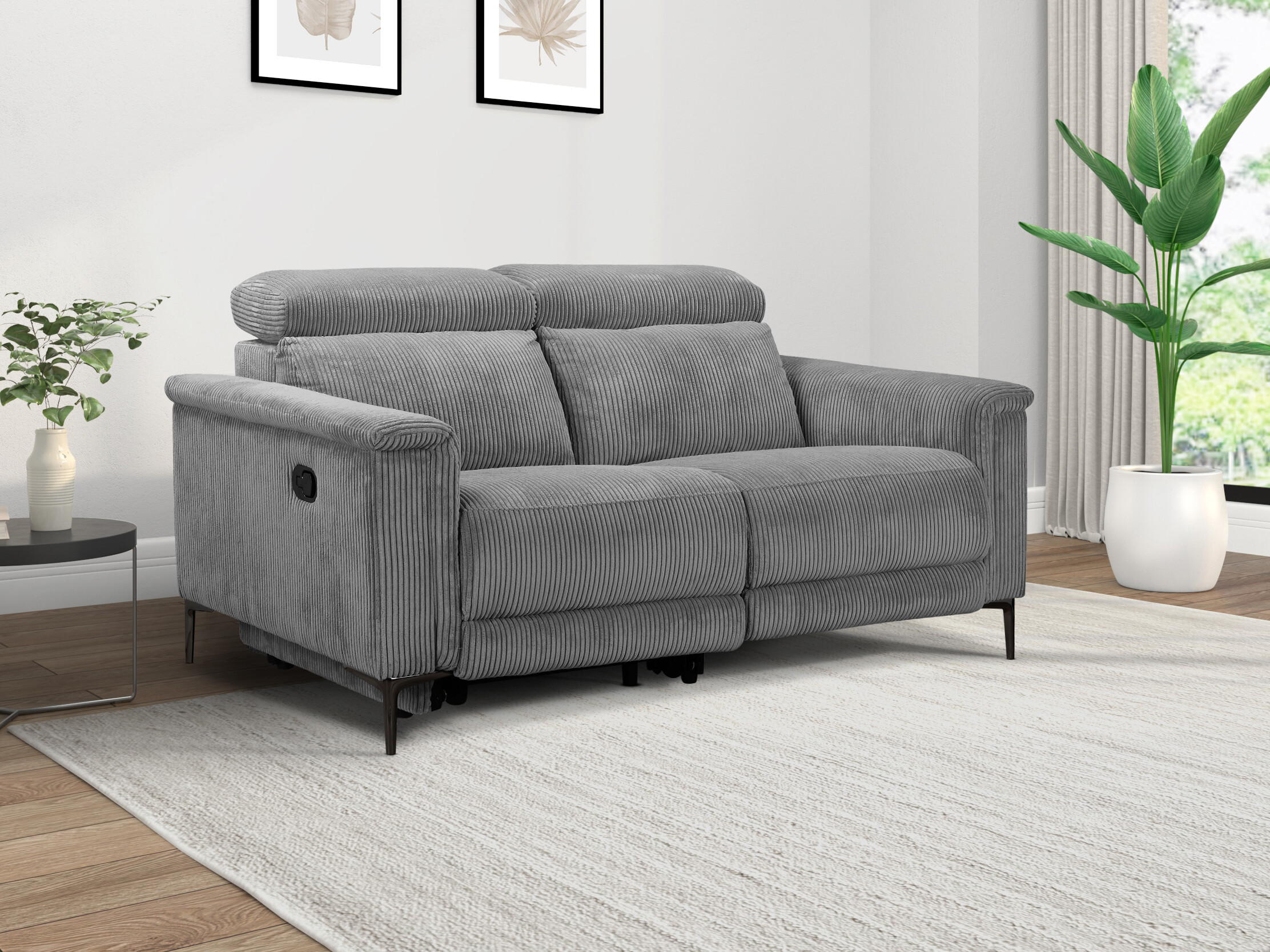 Canapea recliner Evamare 100 (Gri)
