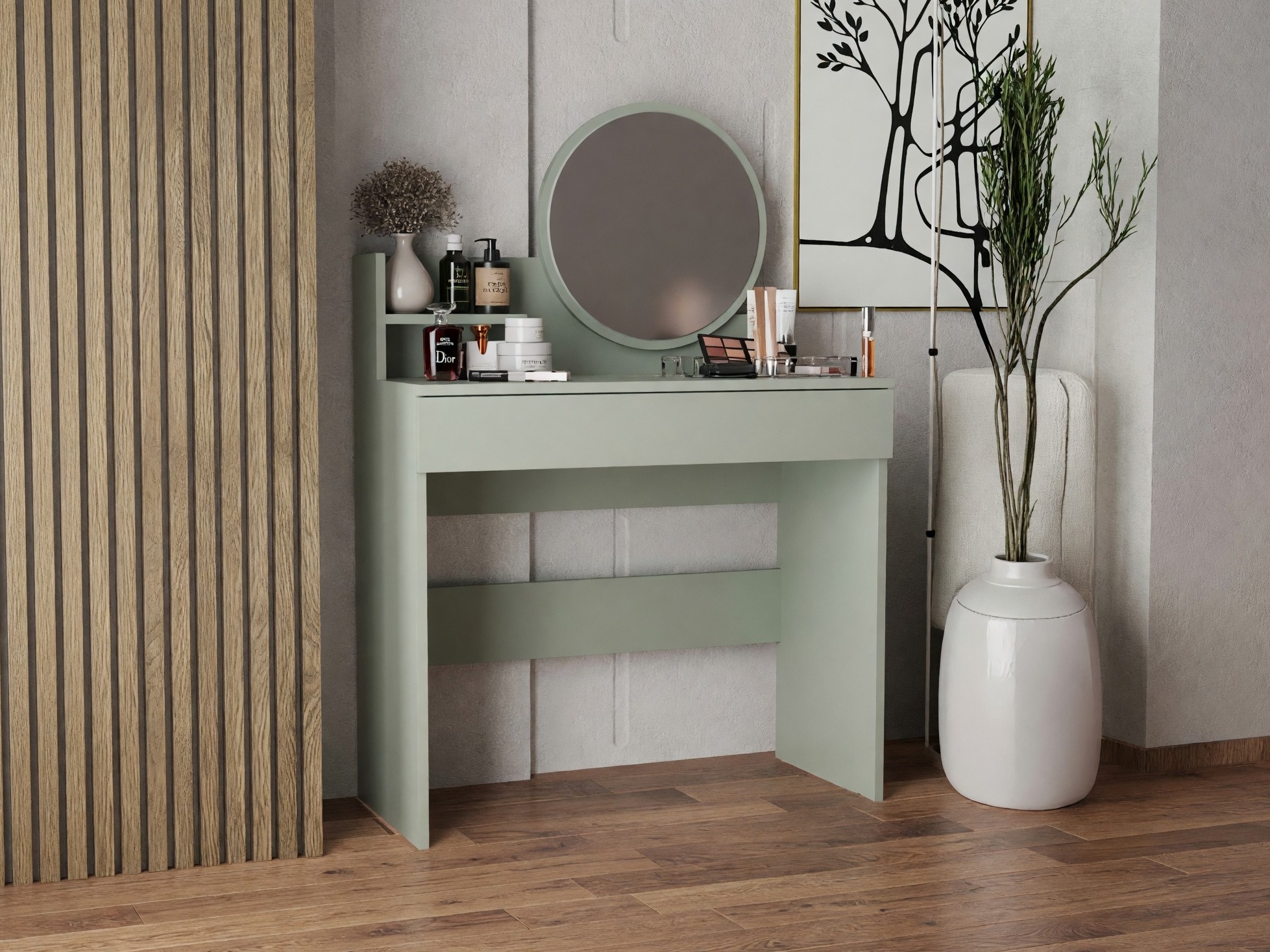 Măsuță de machiaj Kailua 2828 (Verde)