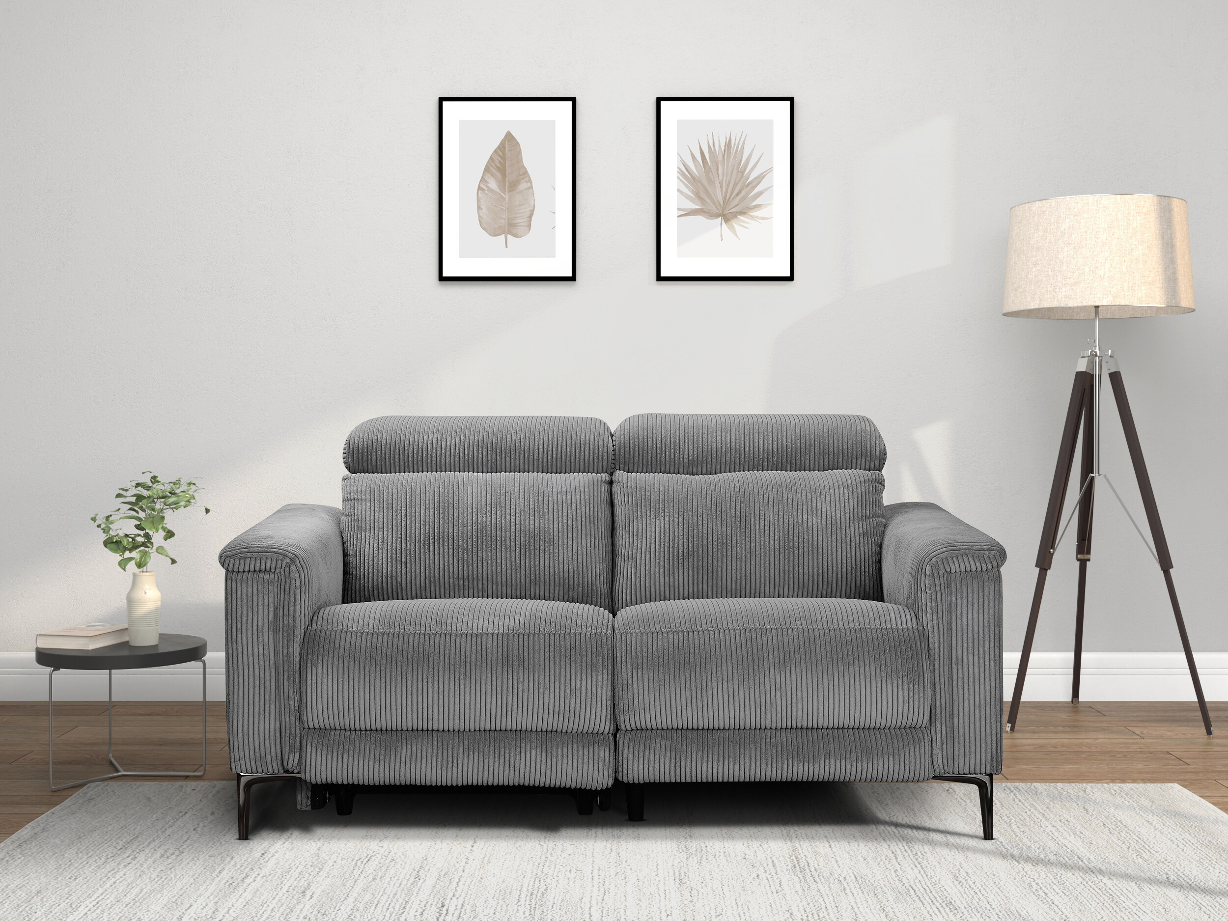 Canapea recliner Evamare 107 (Gri)