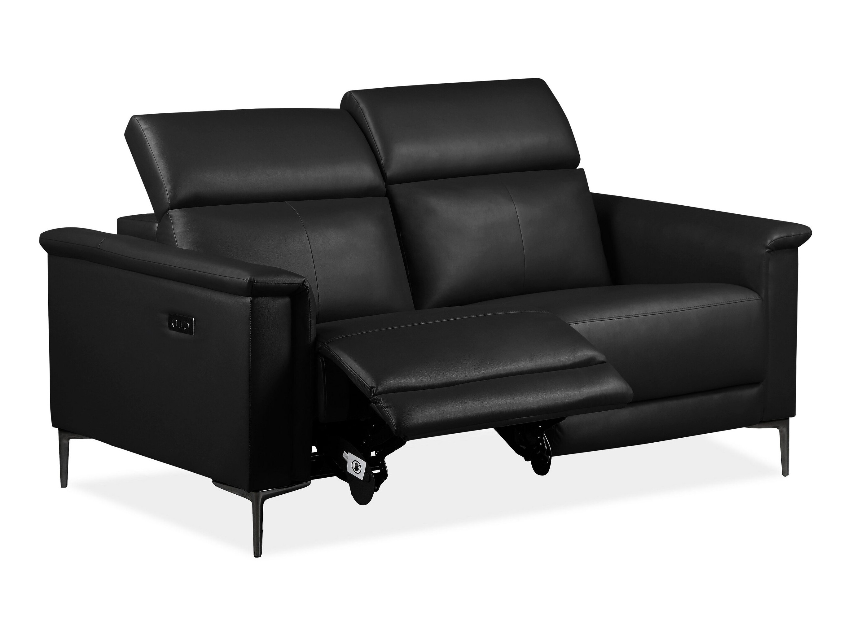 Canapea recliner Evamare 107 (Negru)