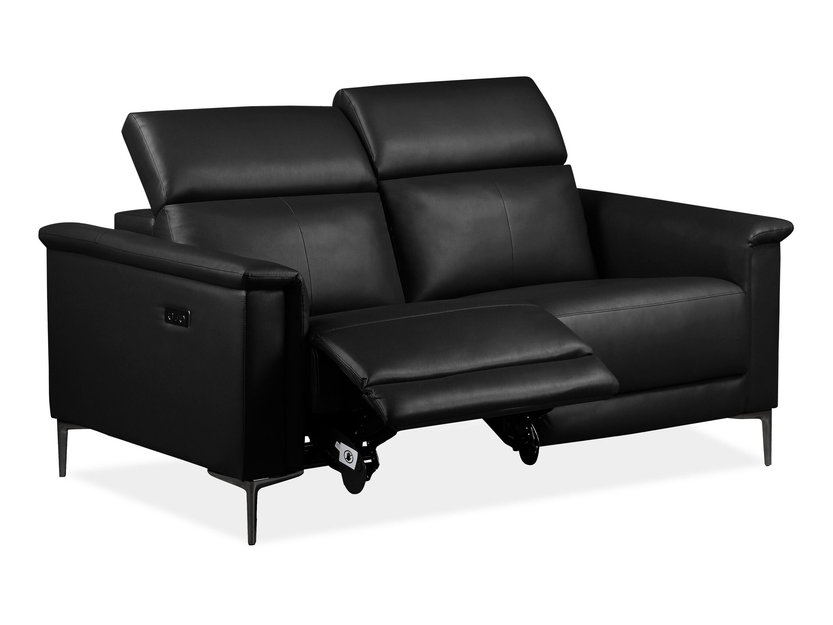Canapea recliner Evamare 107 (Negru)