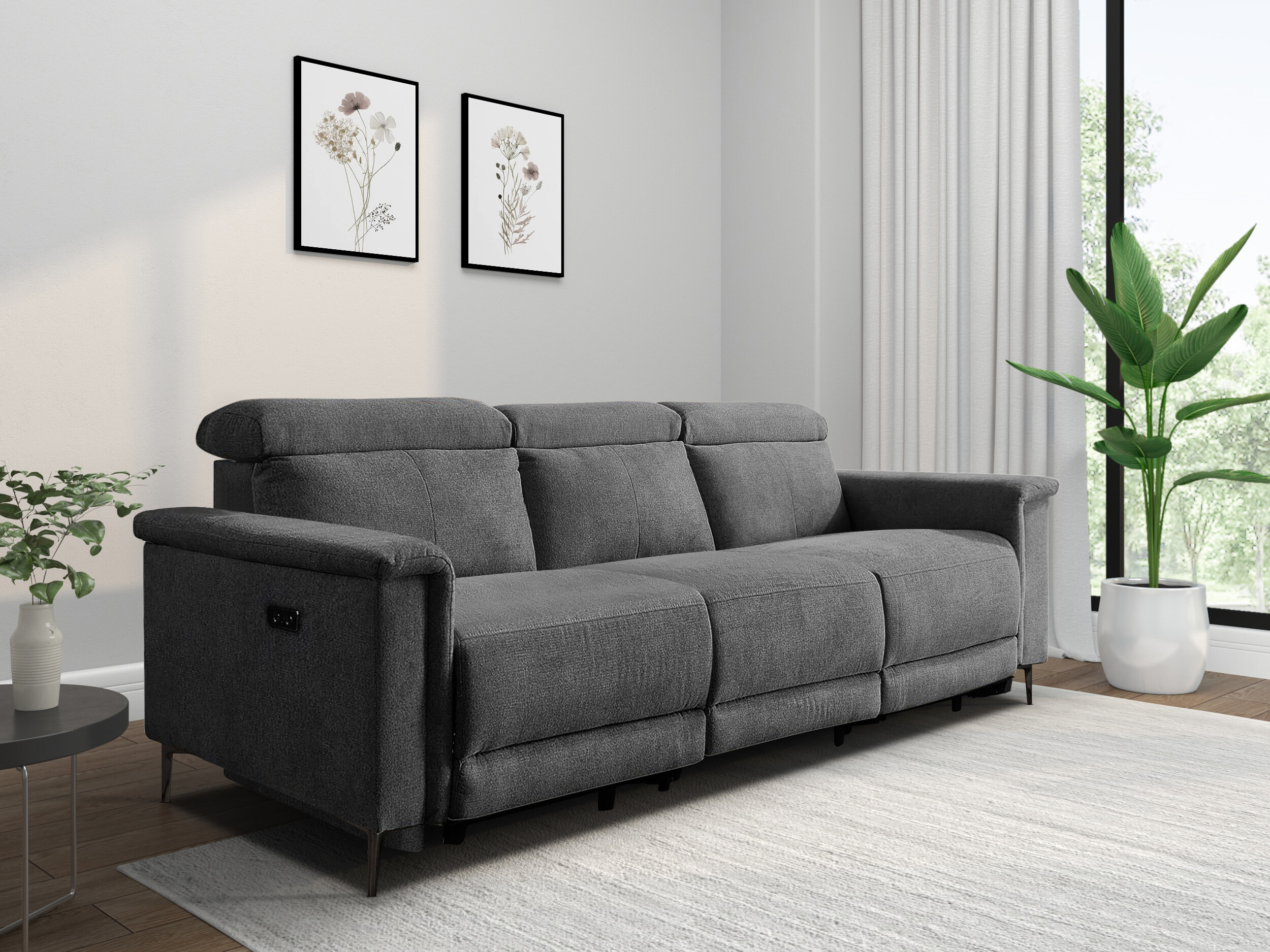 Canapea recliner Evamare 103 (Antracit)