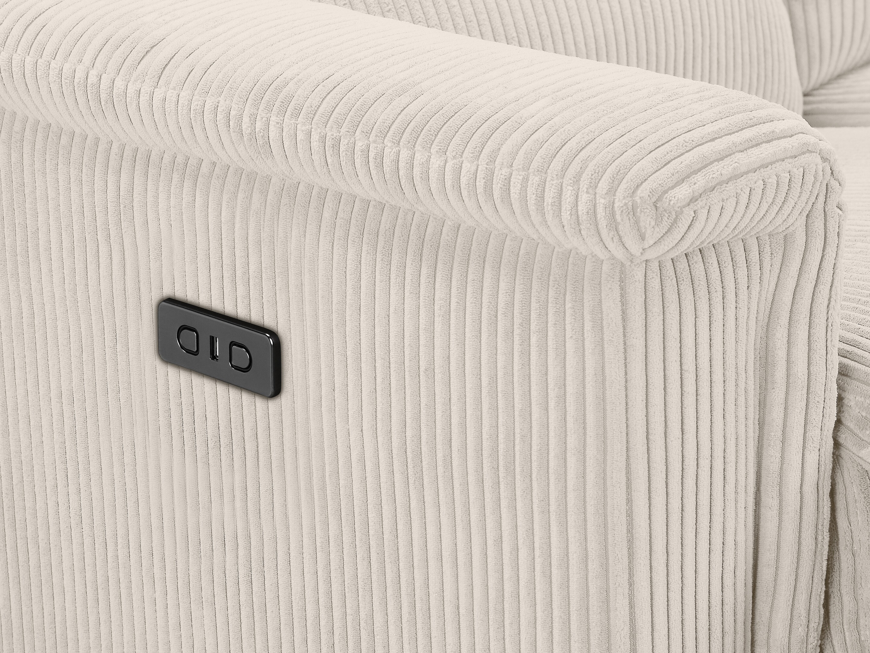 Canapea recliner Evamare 103 (Crem)