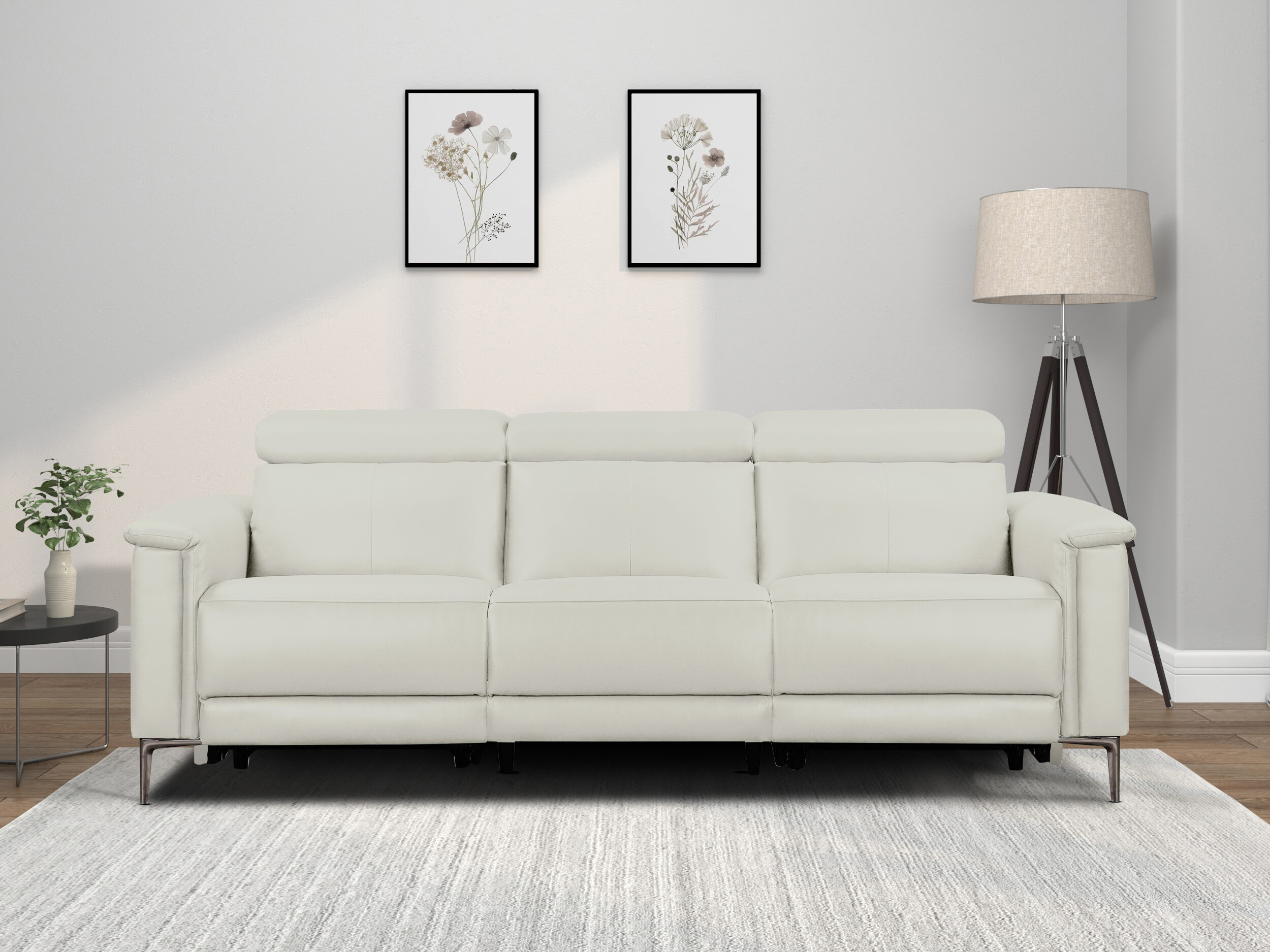 Canapea recliner Evamare 103 (Crem)