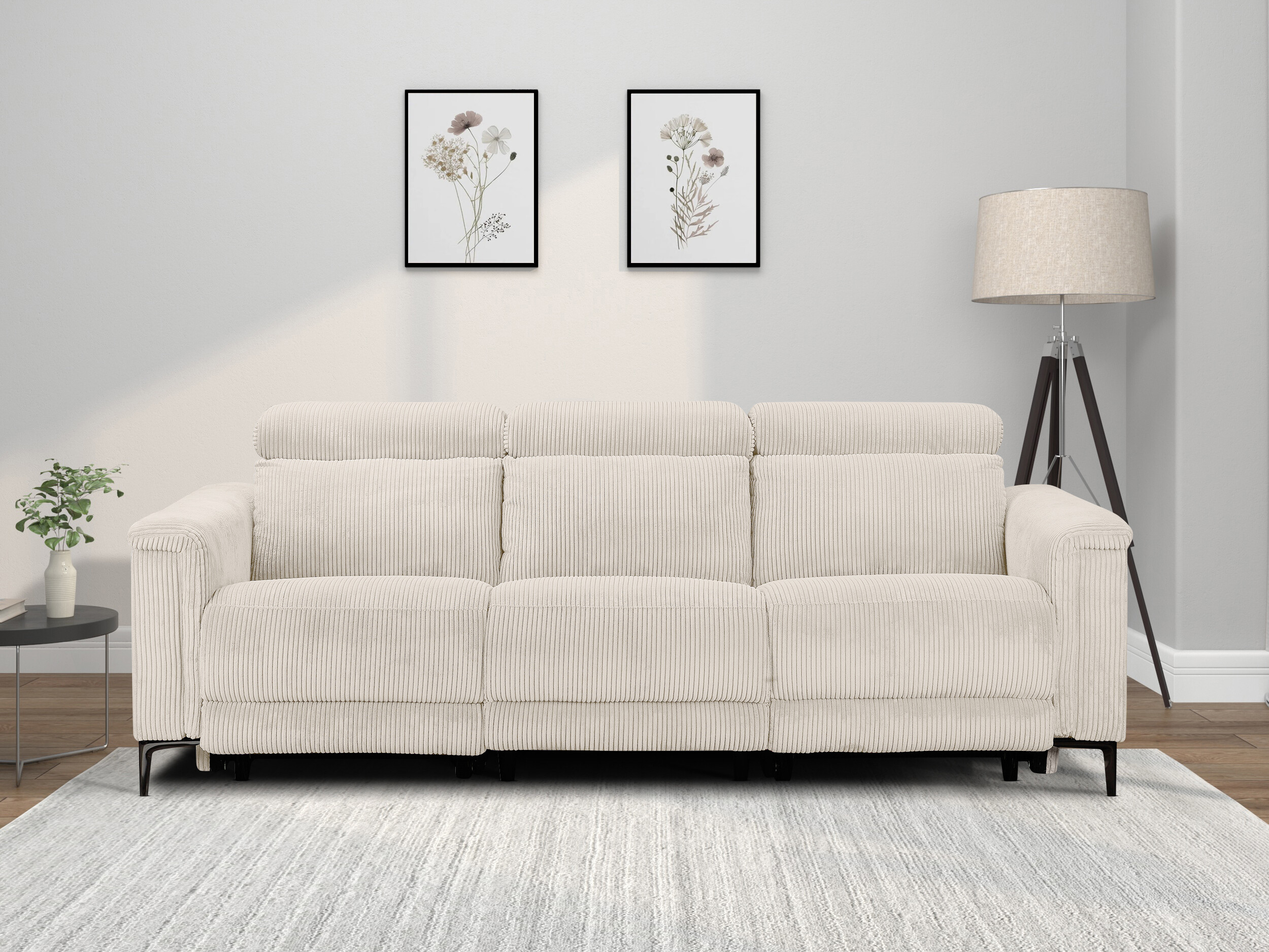 Canapea recliner Evamare 103 (Crem)