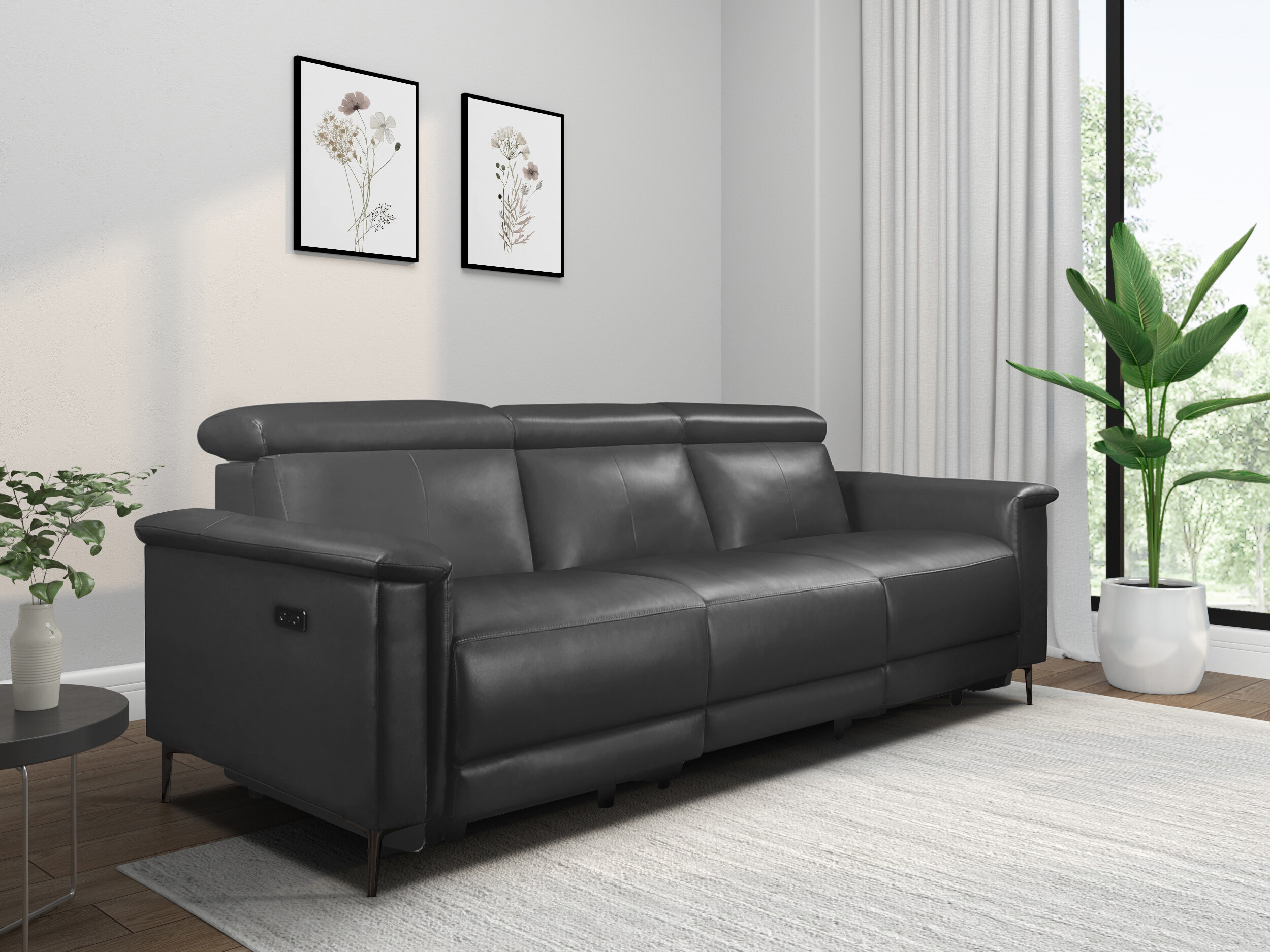 Canapea recliner Evamare 103 (Gri)