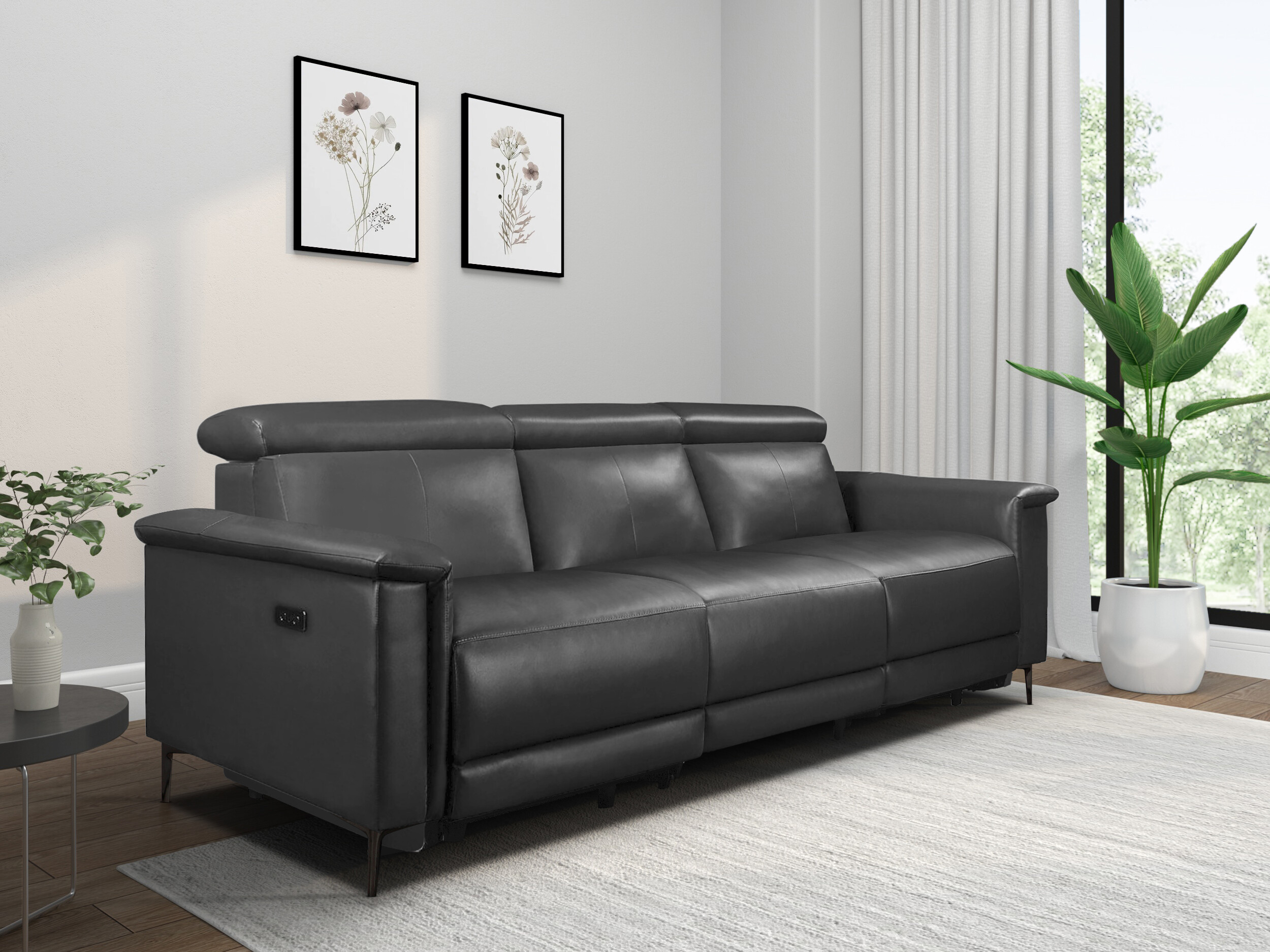 Canapea recliner Evamare 103 (Gri)
