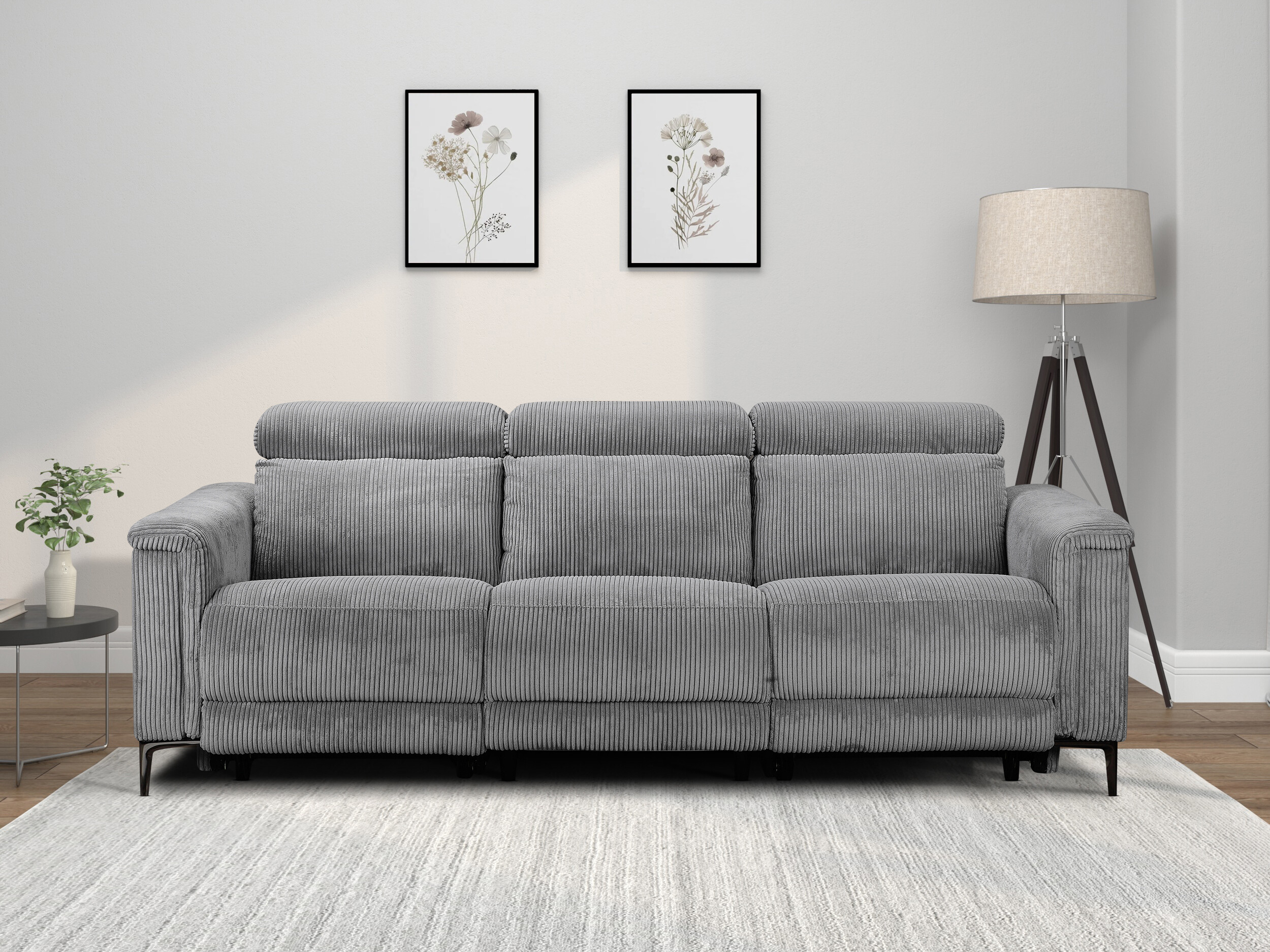 Canapea recliner Evamare 104 (Gri deschis)