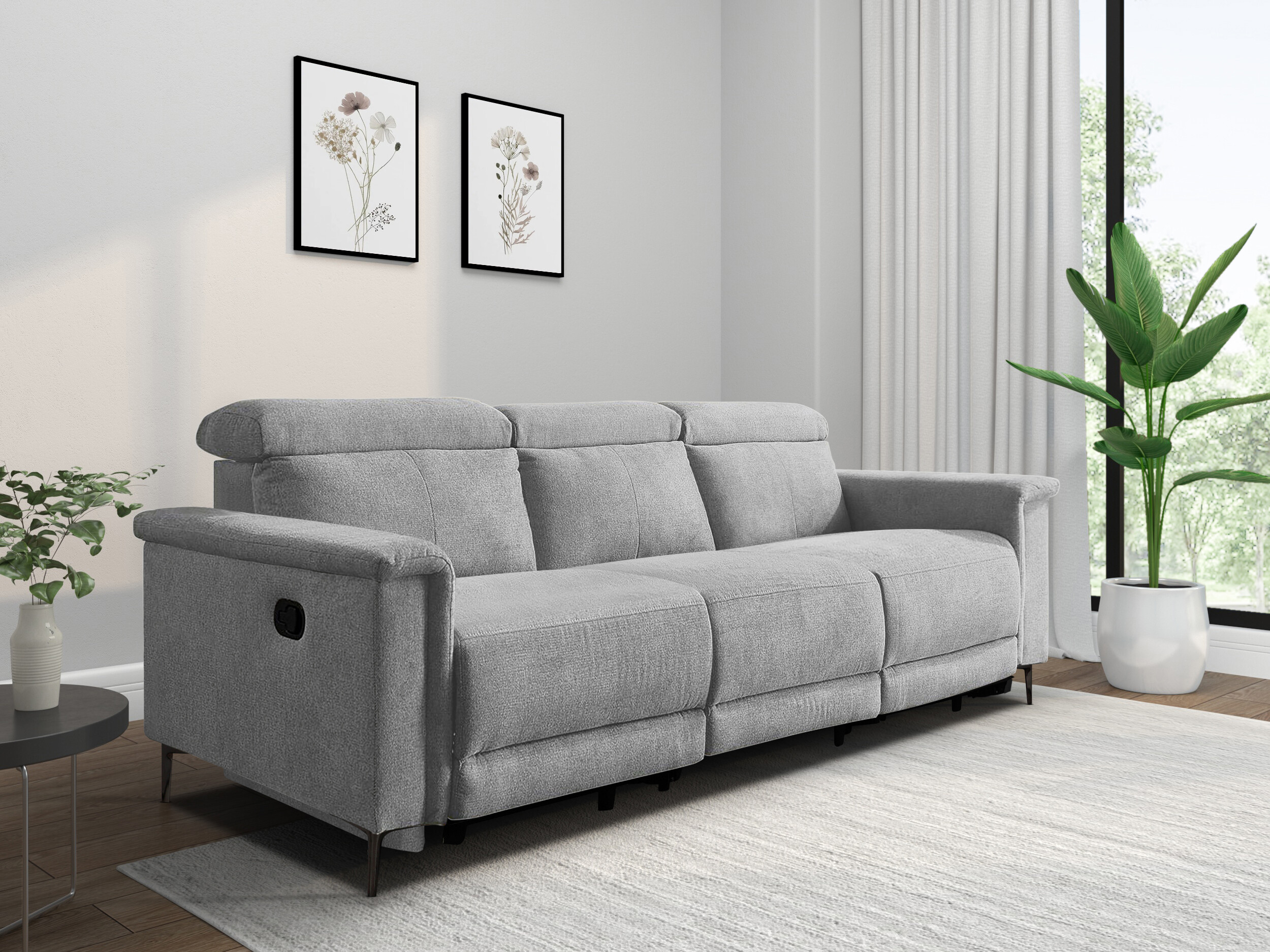 Canapea recliner Evamare 104 (Gri)
