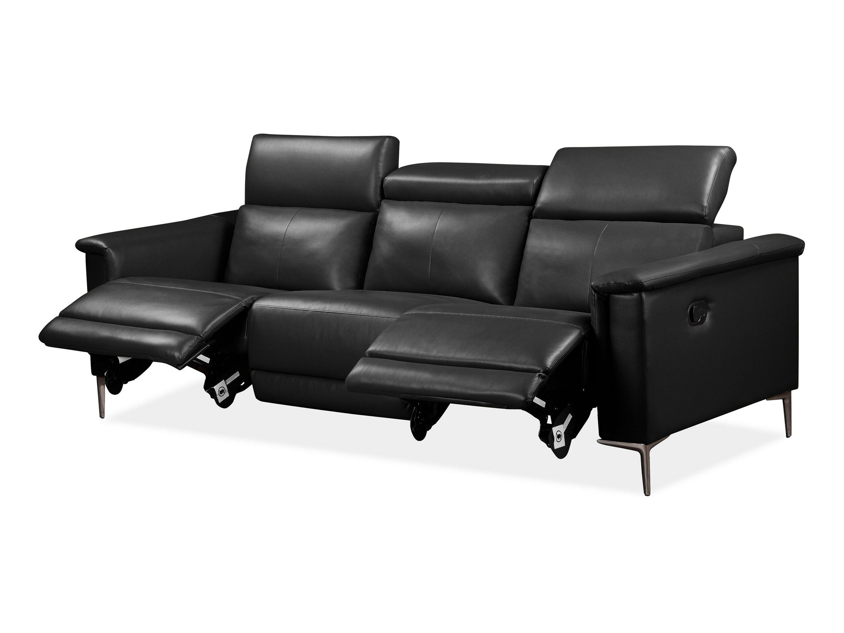 Canapea recliner Evamare 104 (Negru)