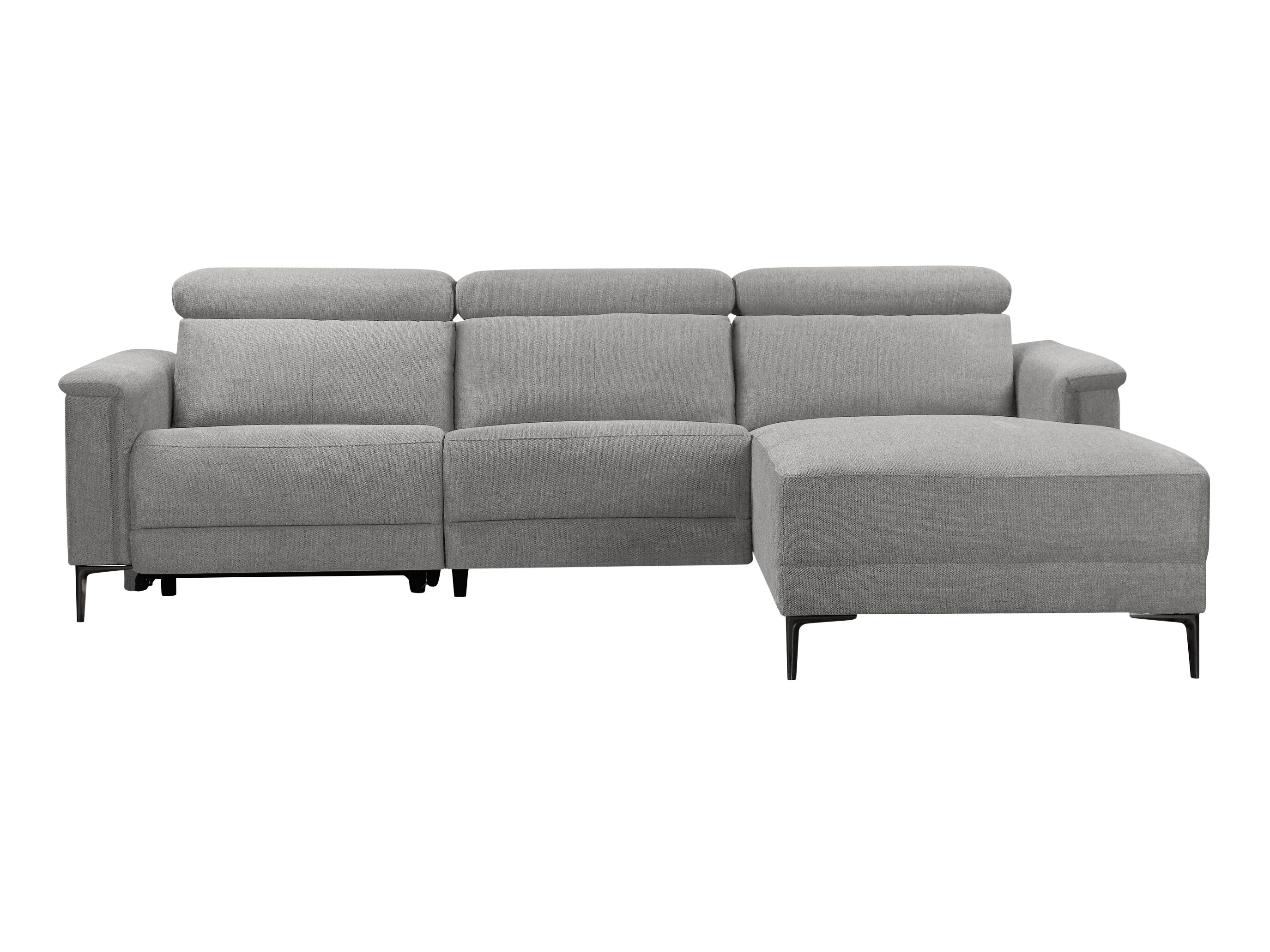 Colțar cu recliner Evamare 106 (Gri deschis)
