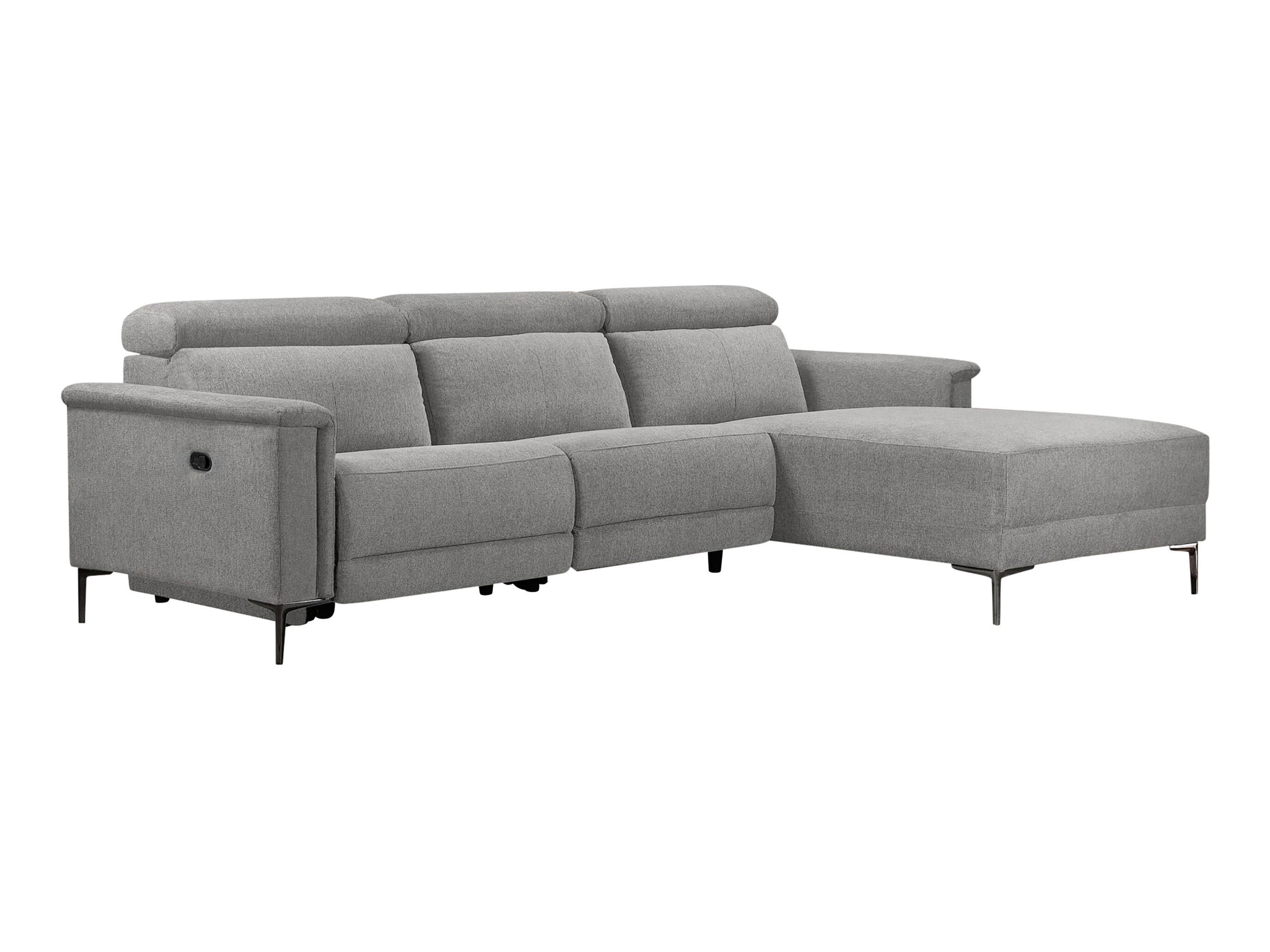 Colțar cu recliner Evamare 106 (Gri deschis)