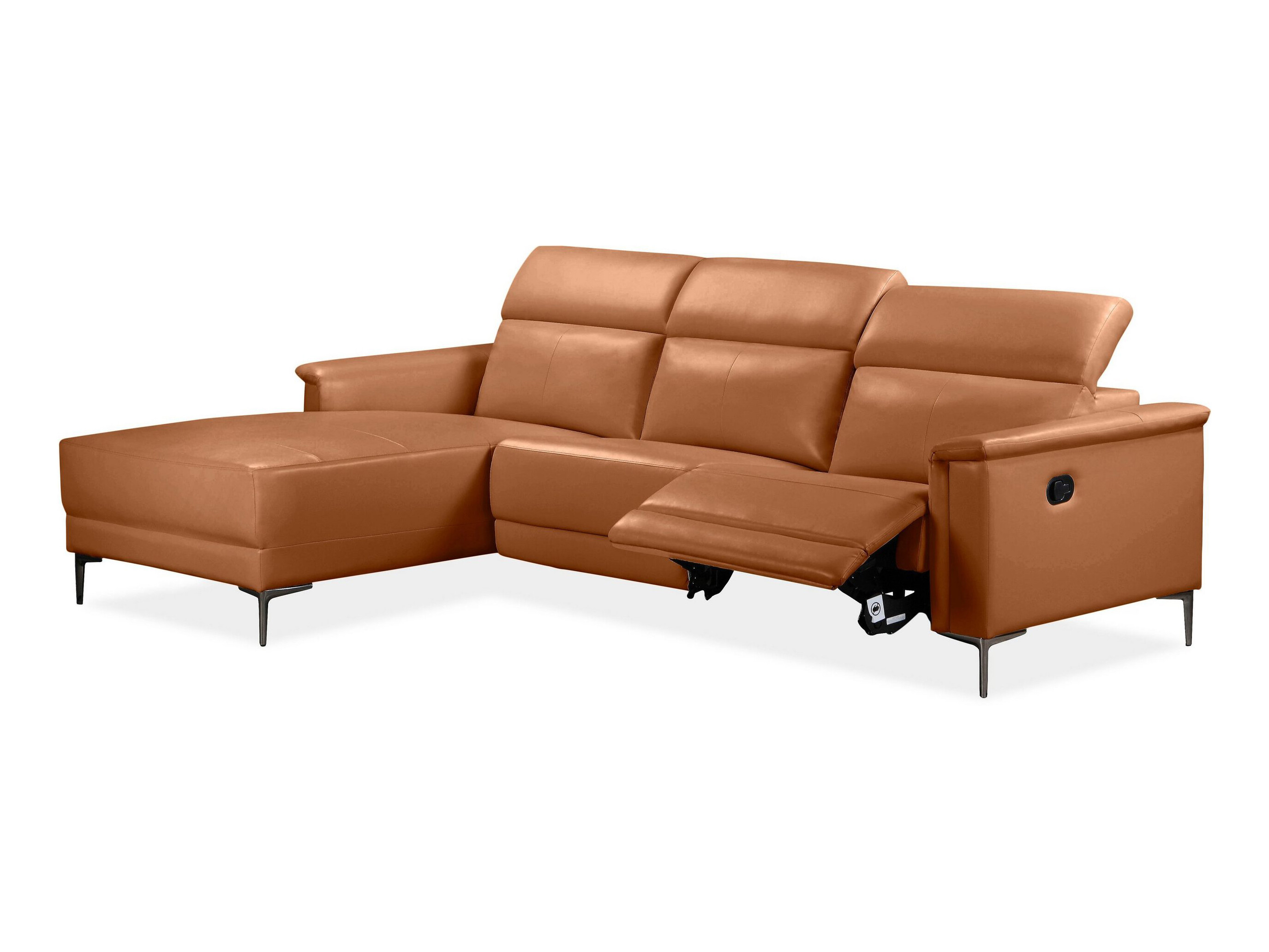 Colțar cu recliner Evamare 106 (Maro)