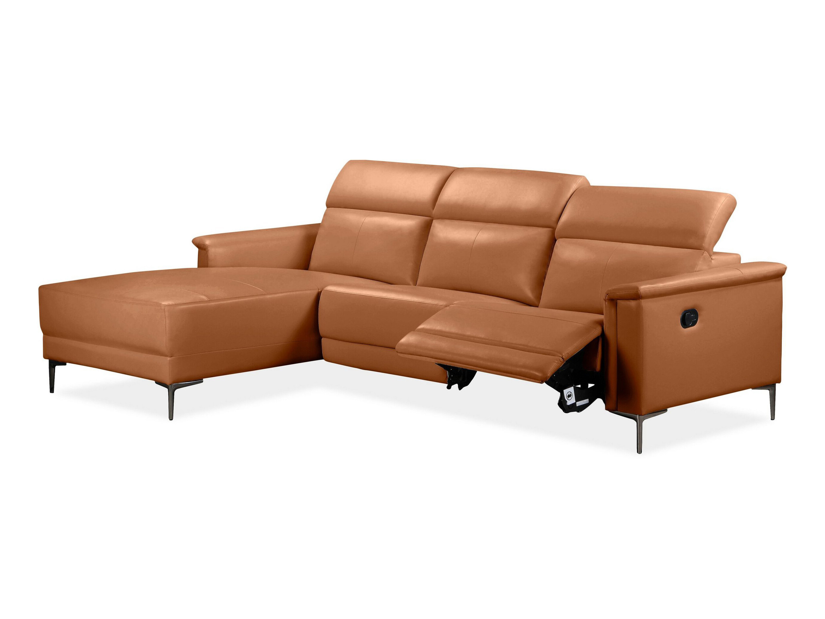 Colțar cu recliner Evamare 106 (Maro)