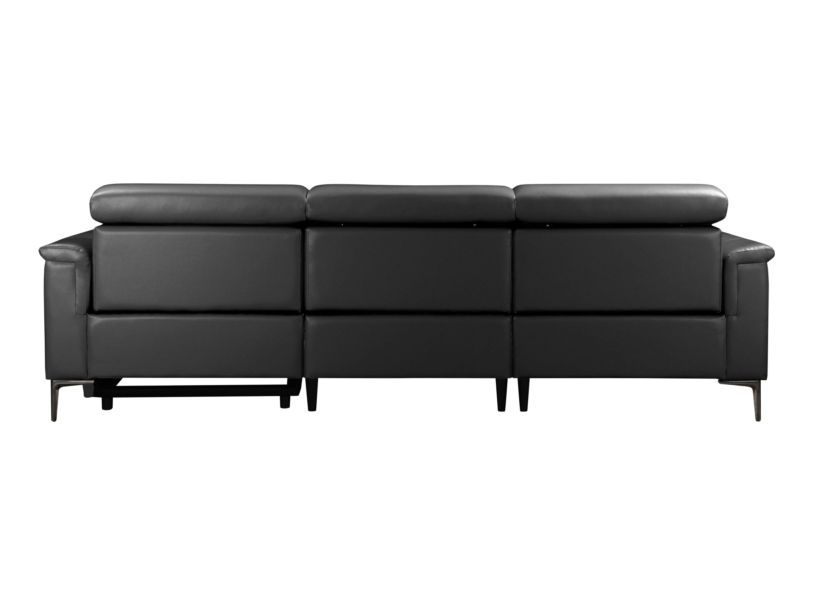 Colțar cu recliner Evamare 106 (Negru)