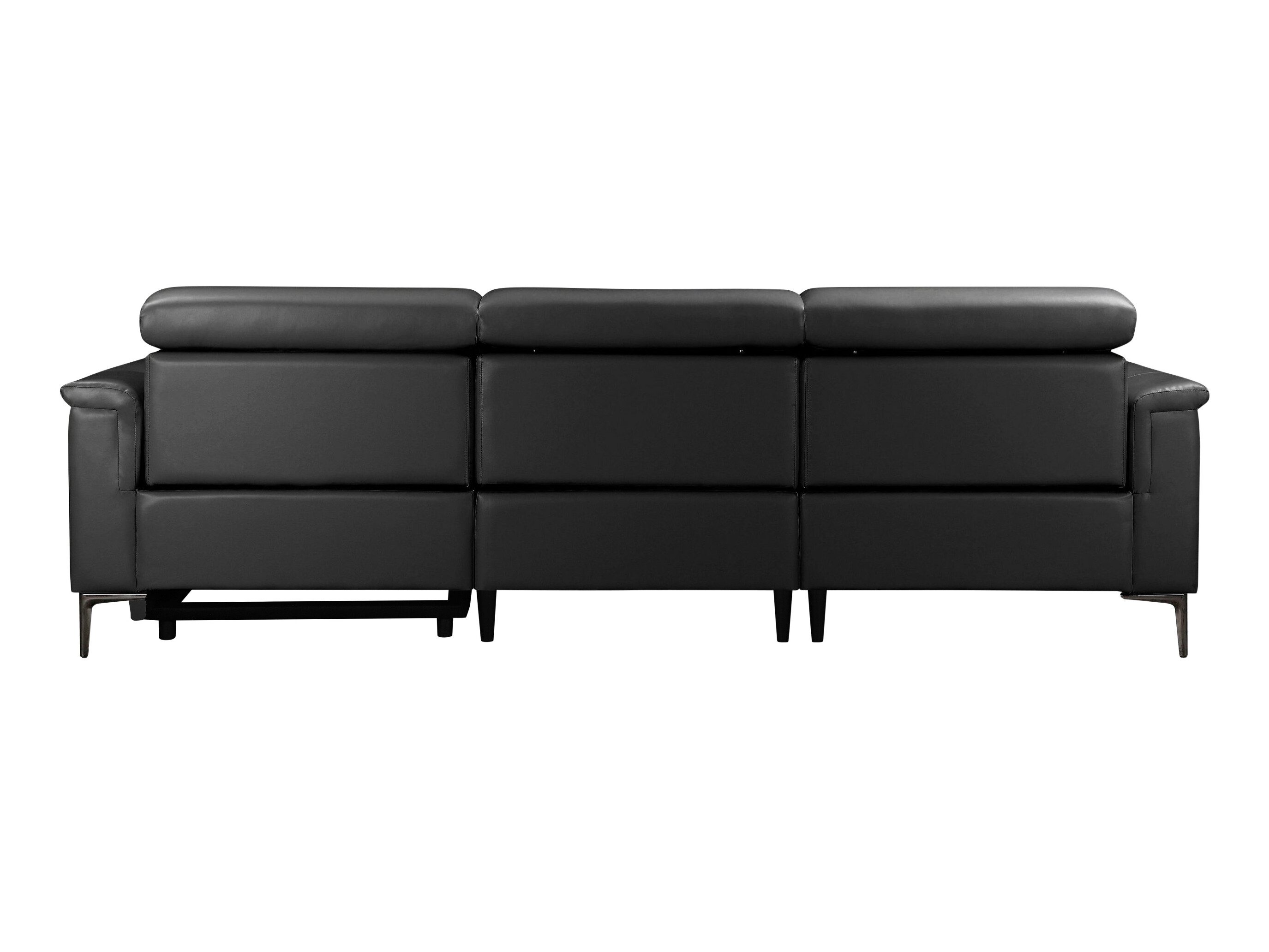 Colțar cu recliner Evamare 106 (Negru)