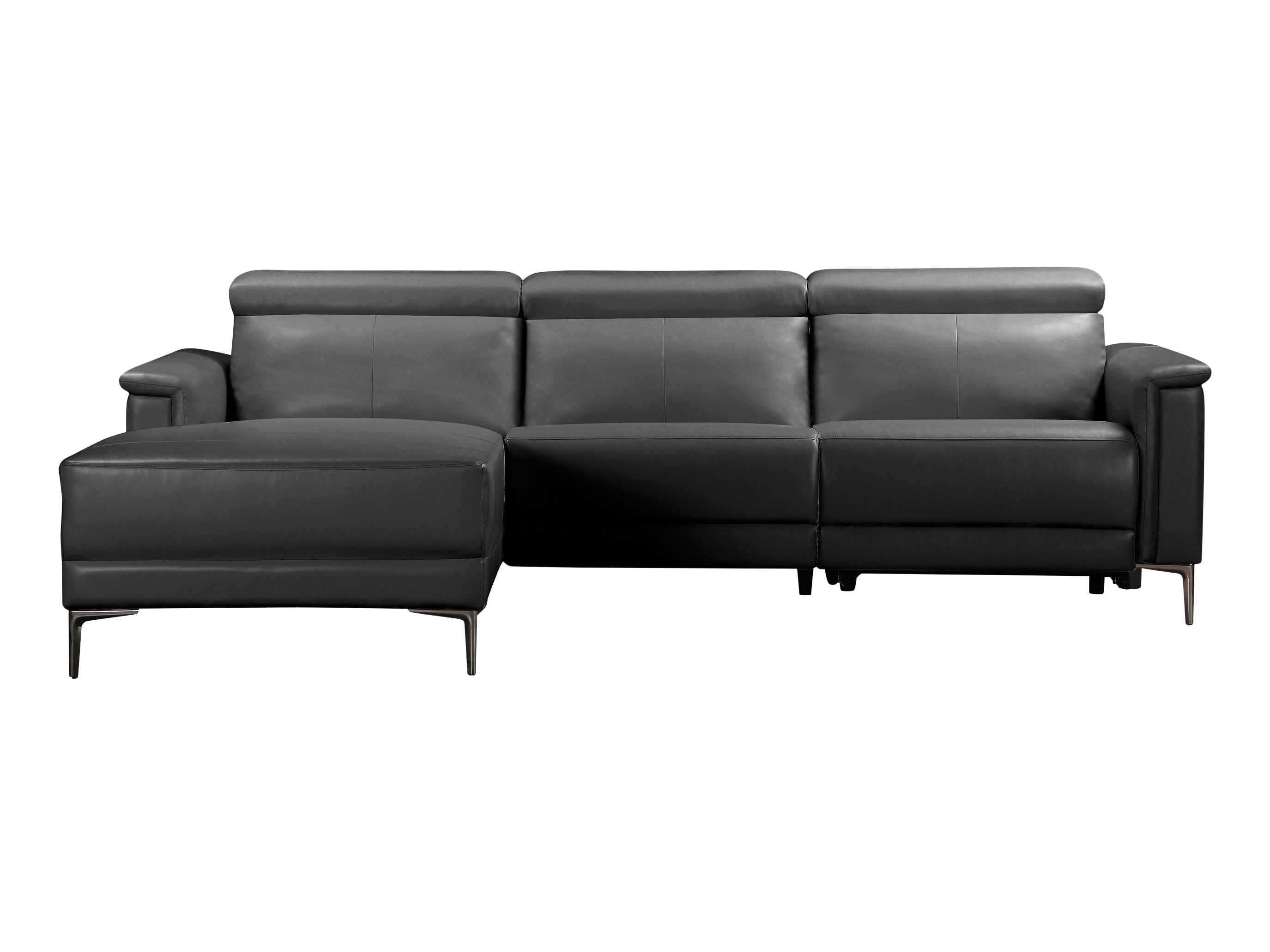 Colțar cu recliner Evamare 106 (Negru)