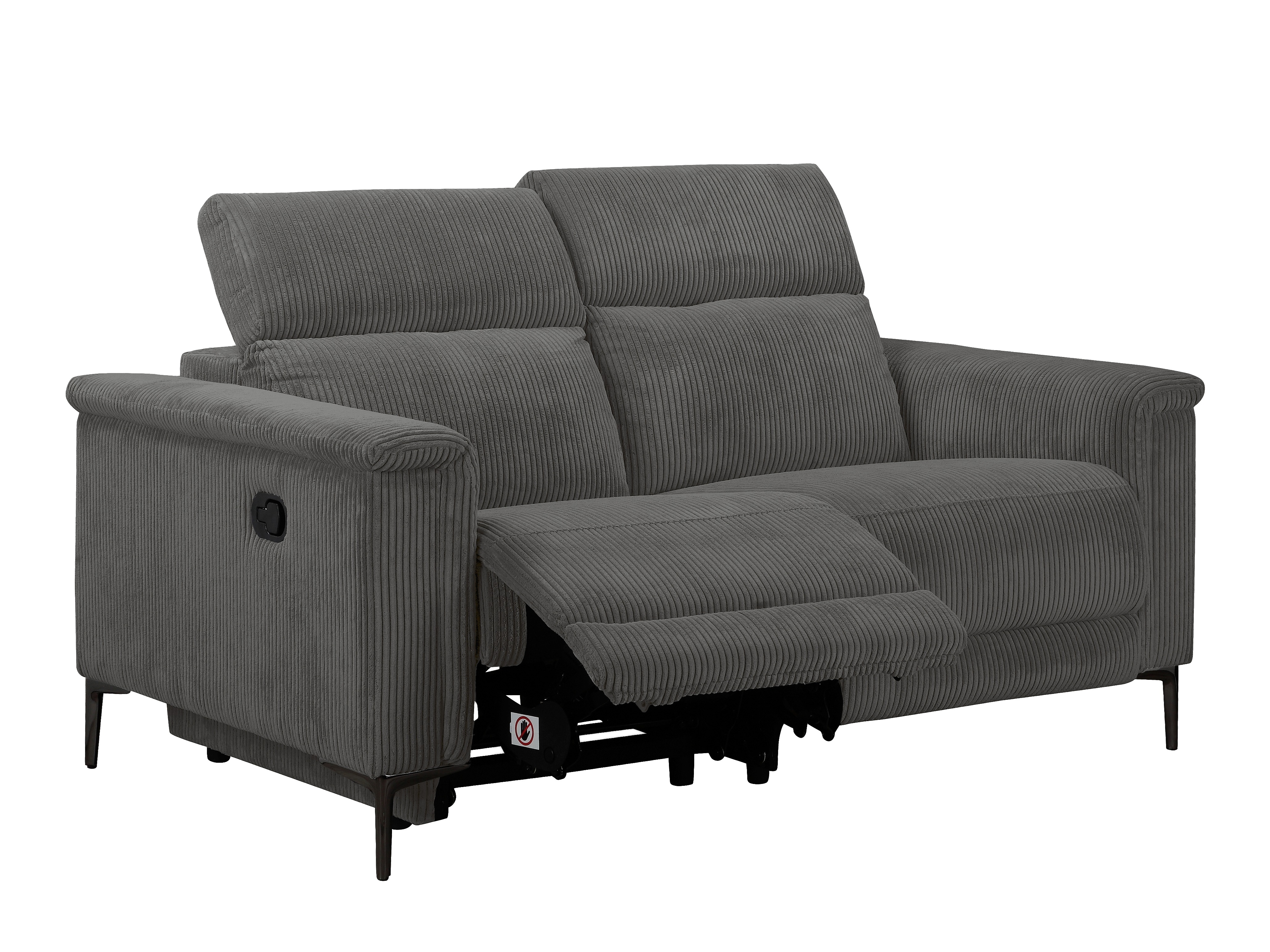 Canapea recliner Evamare 100 (Gri inchis)