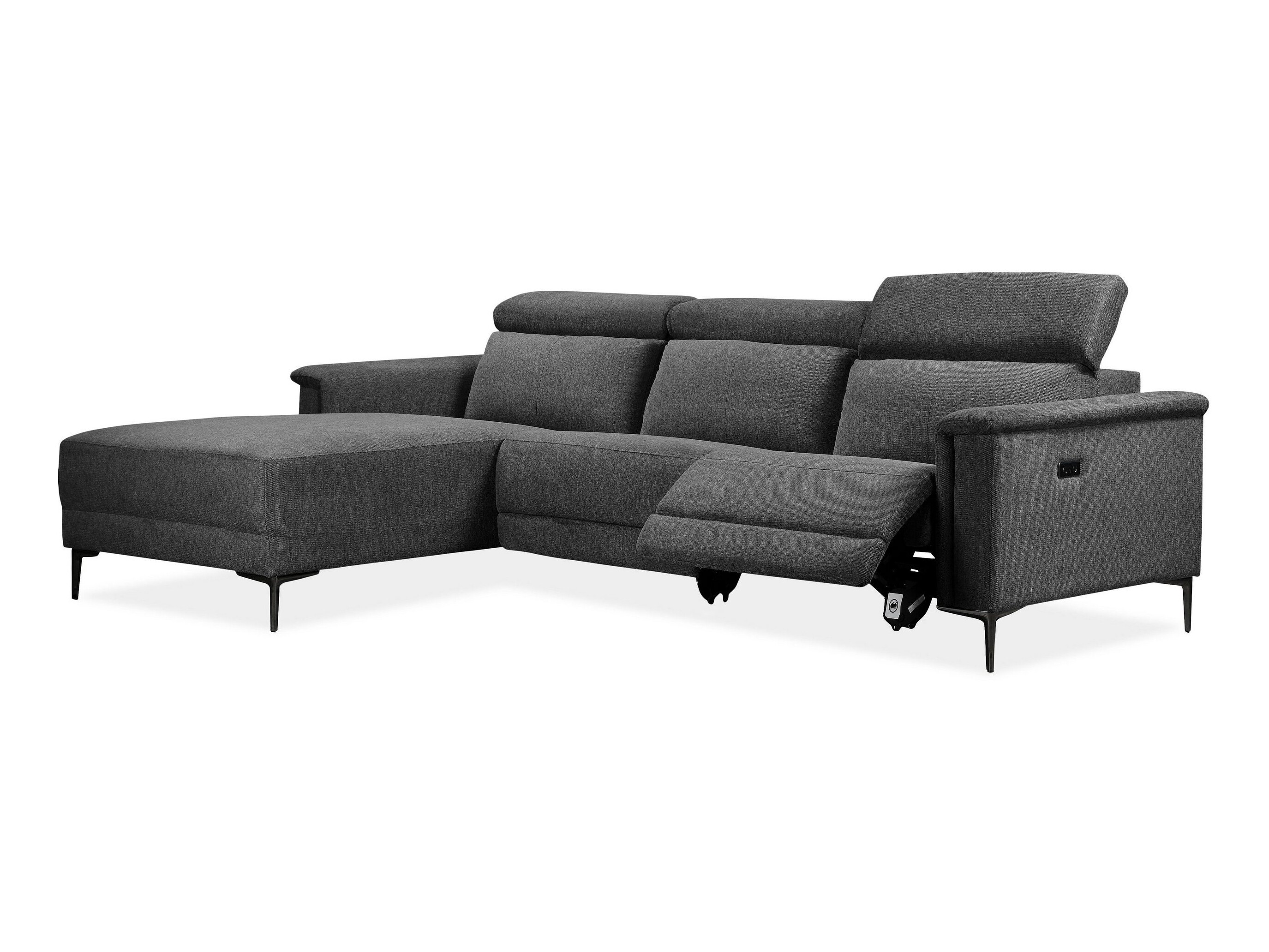Colțar cu recliner Evamare 105 (Antracit)