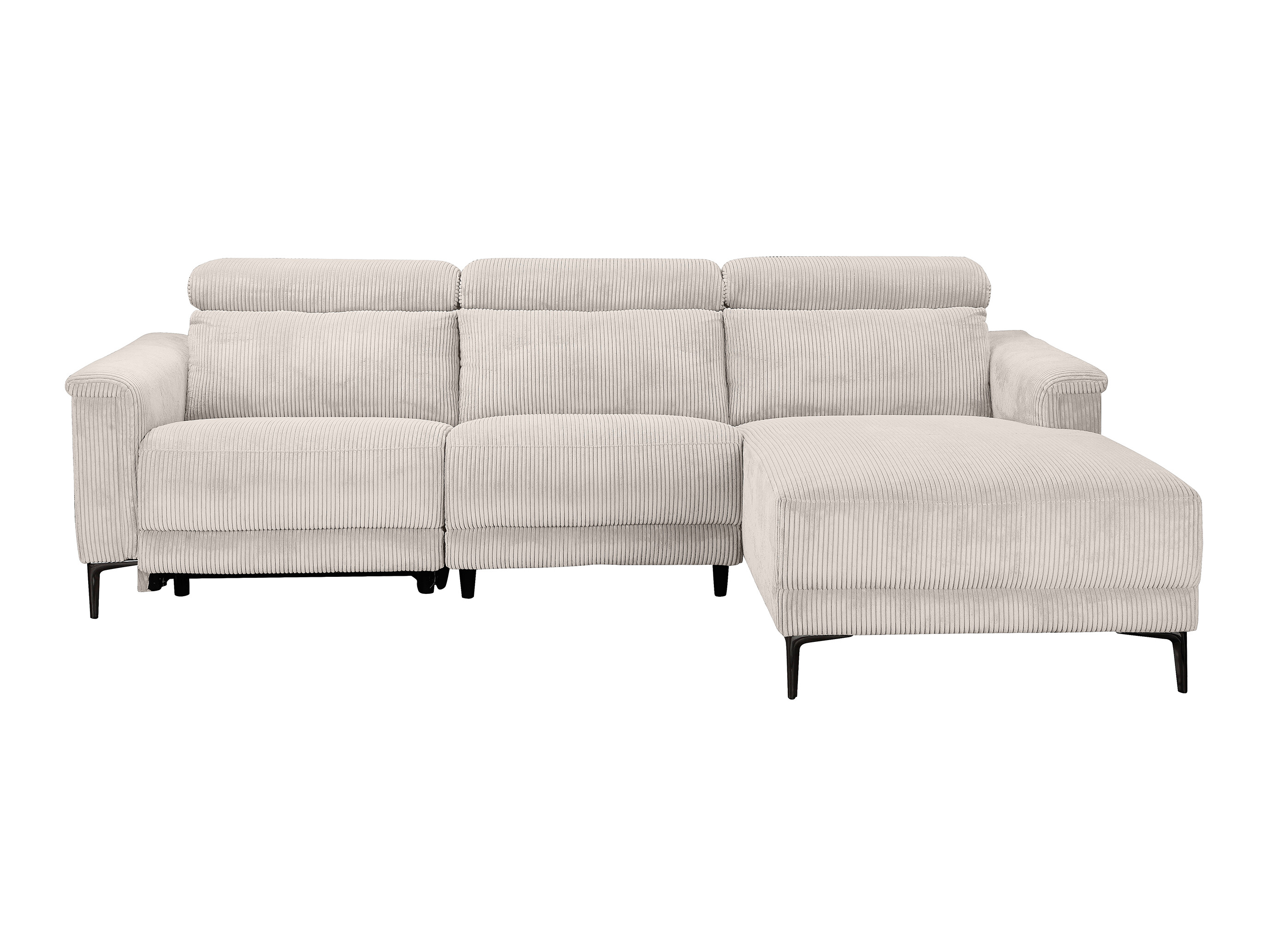 Colțar cu recliner Evamare 105 (Crem)