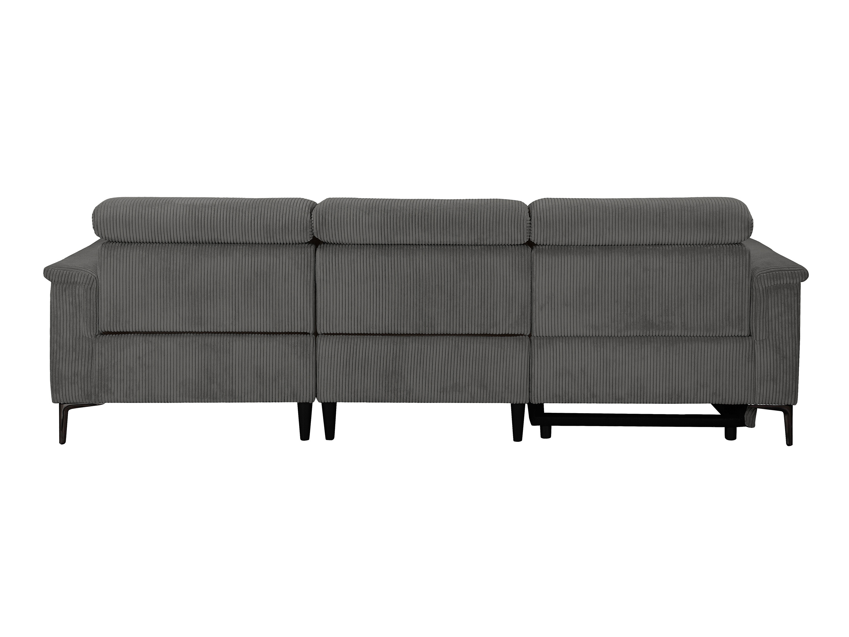 Colțar cu recliner Evamare 105 (Gri inchis)