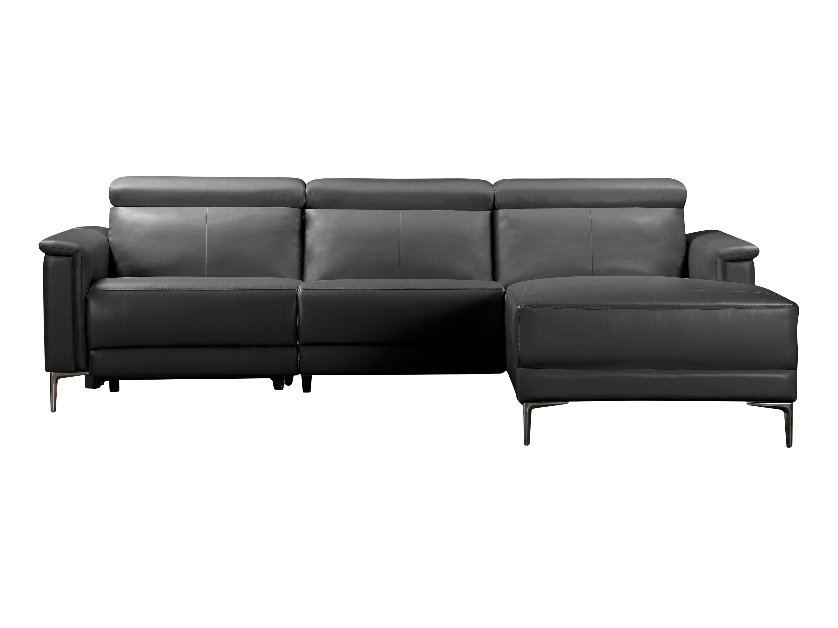 Colțar cu recliner Evamare 105 (Negru)