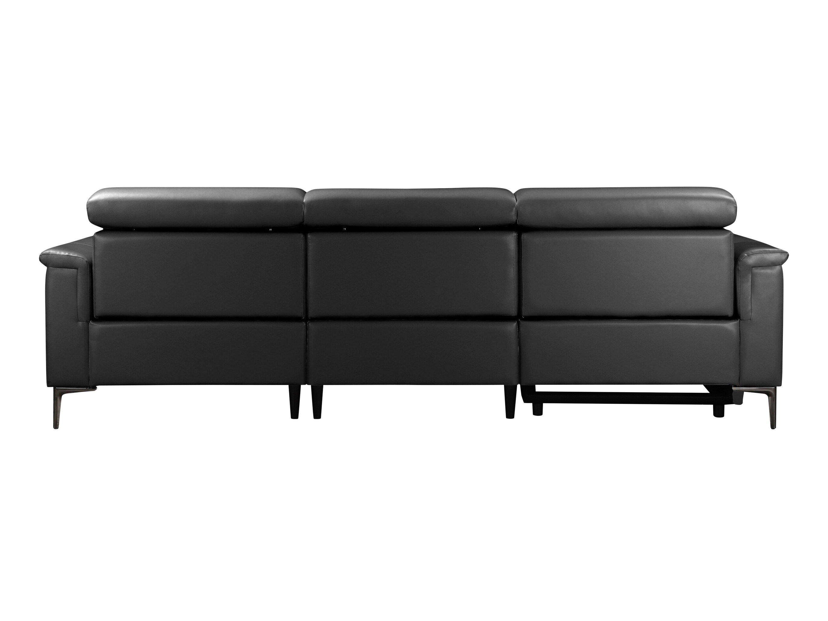 Colțar cu recliner Evamare 105 (Negru)