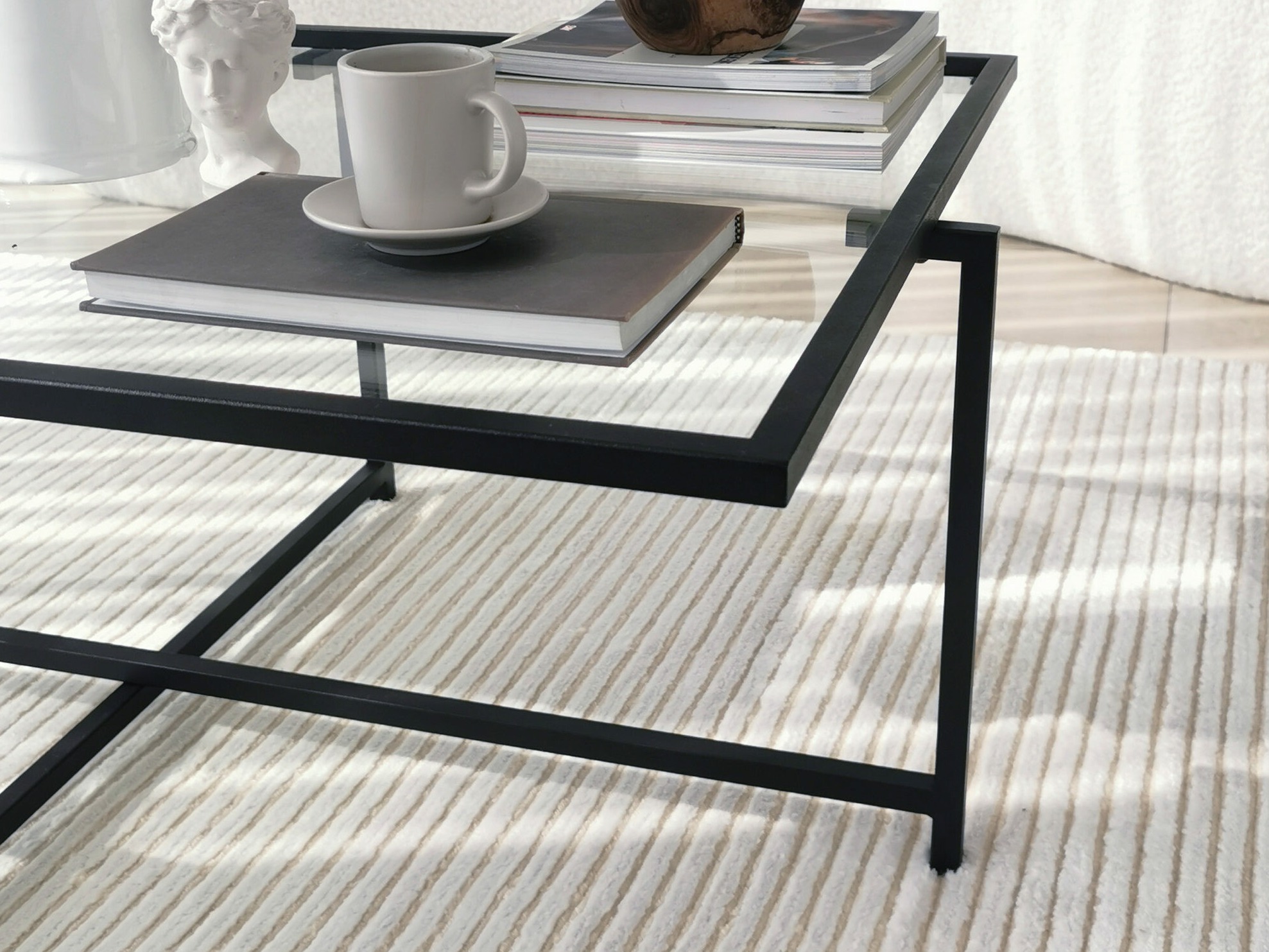 Măsuță de cafea Kailua 1281 (Negru)