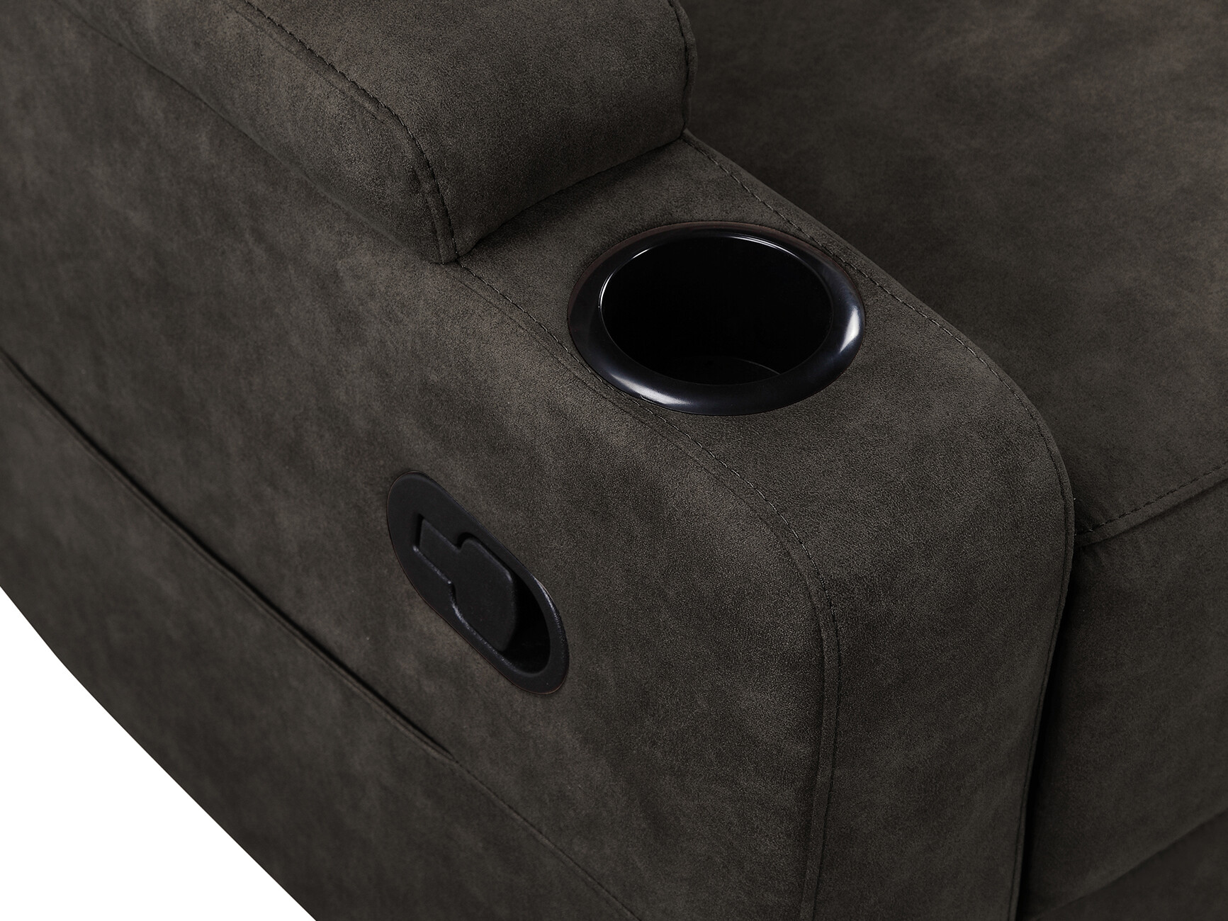 Canapea recliner Denton 1566 (Gri inchis)