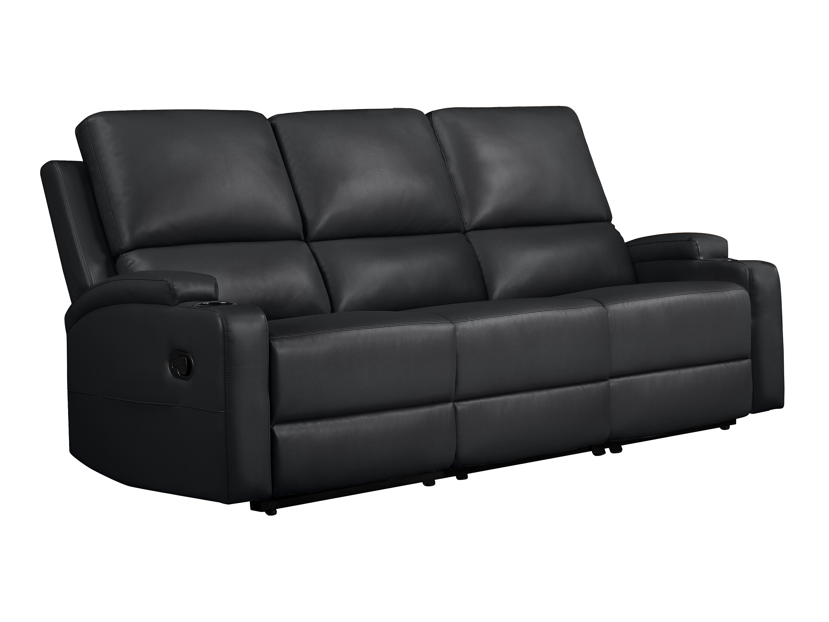 Canapea recliner Denton 1566 (Negru)