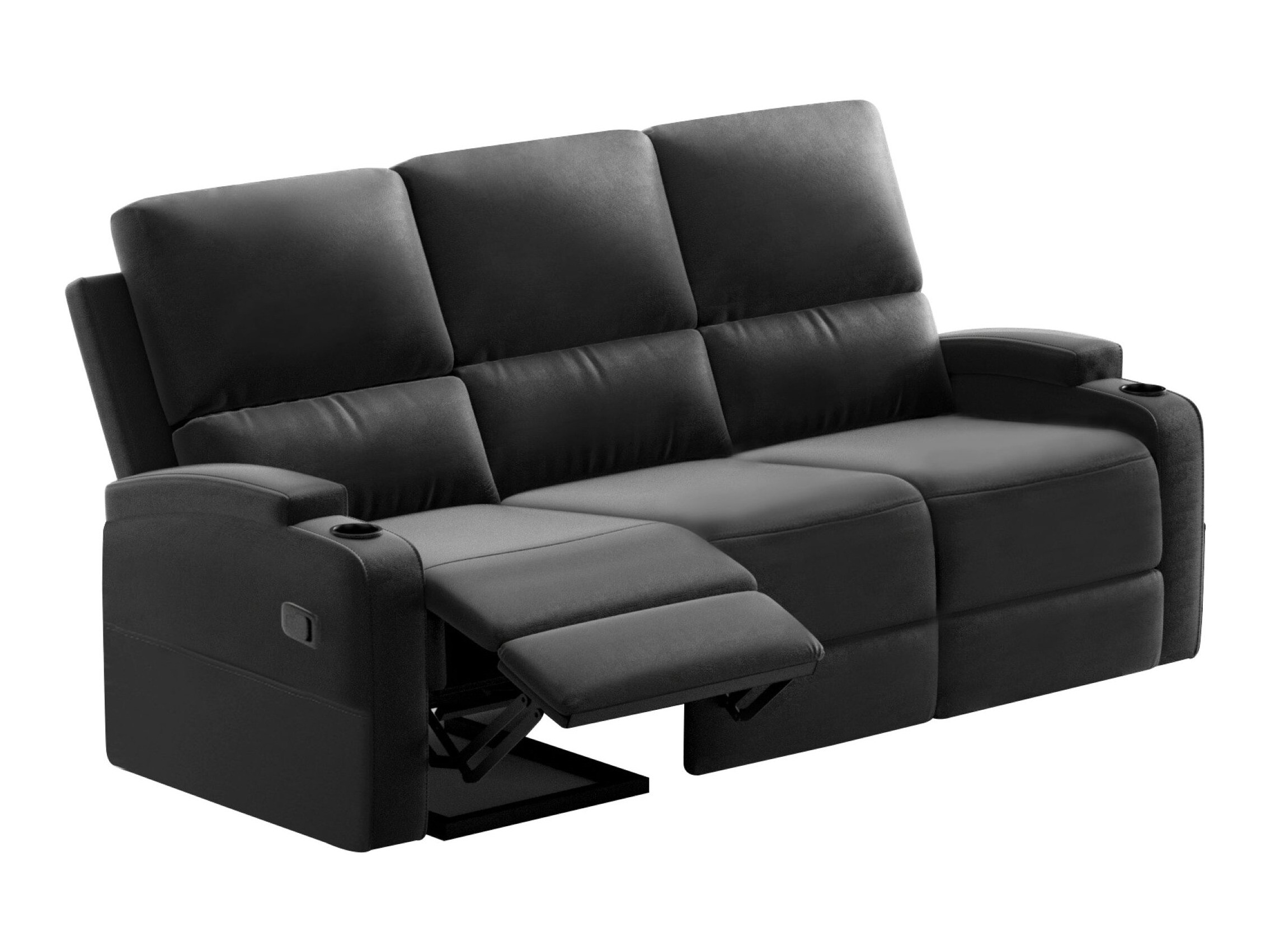 Canapea recliner Denton 1566 (Negru)