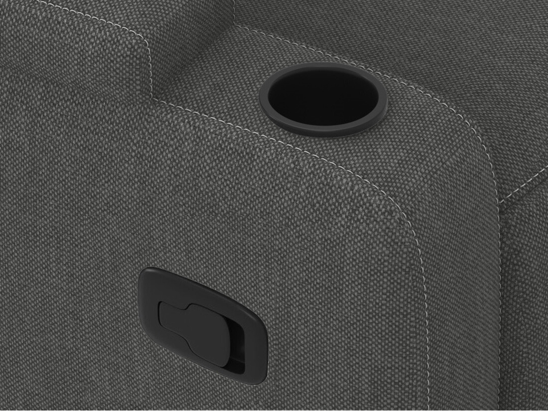 Fotoliu recliner Denton 1565 (Antracit)