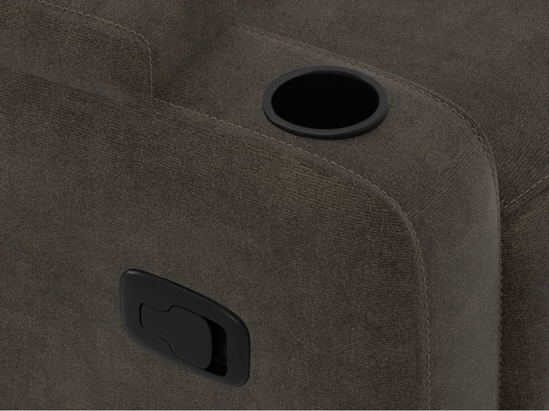 Fotoliu recliner Denton 1565 (Gri inchis)