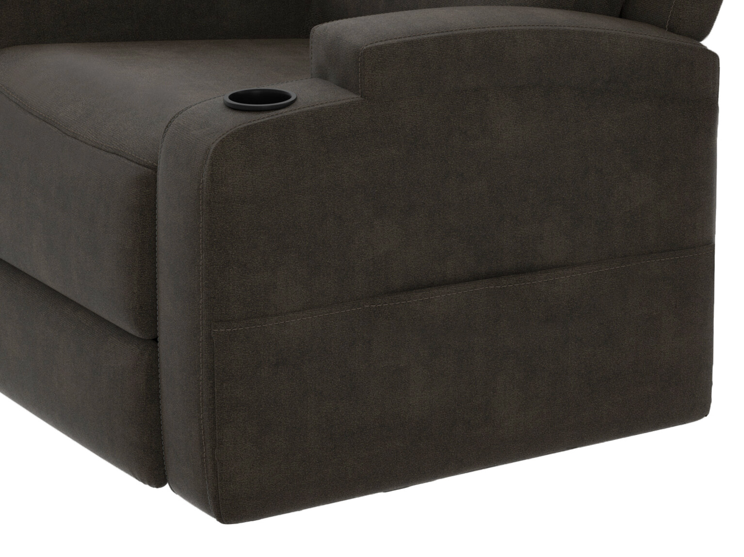 Fotoliu recliner Denton 1565 (Gri inchis)
