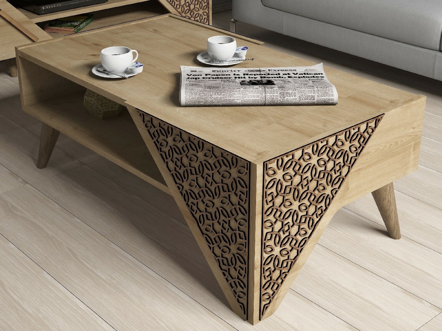 Măsuță de cafea Kailua 1375 (Stejar)