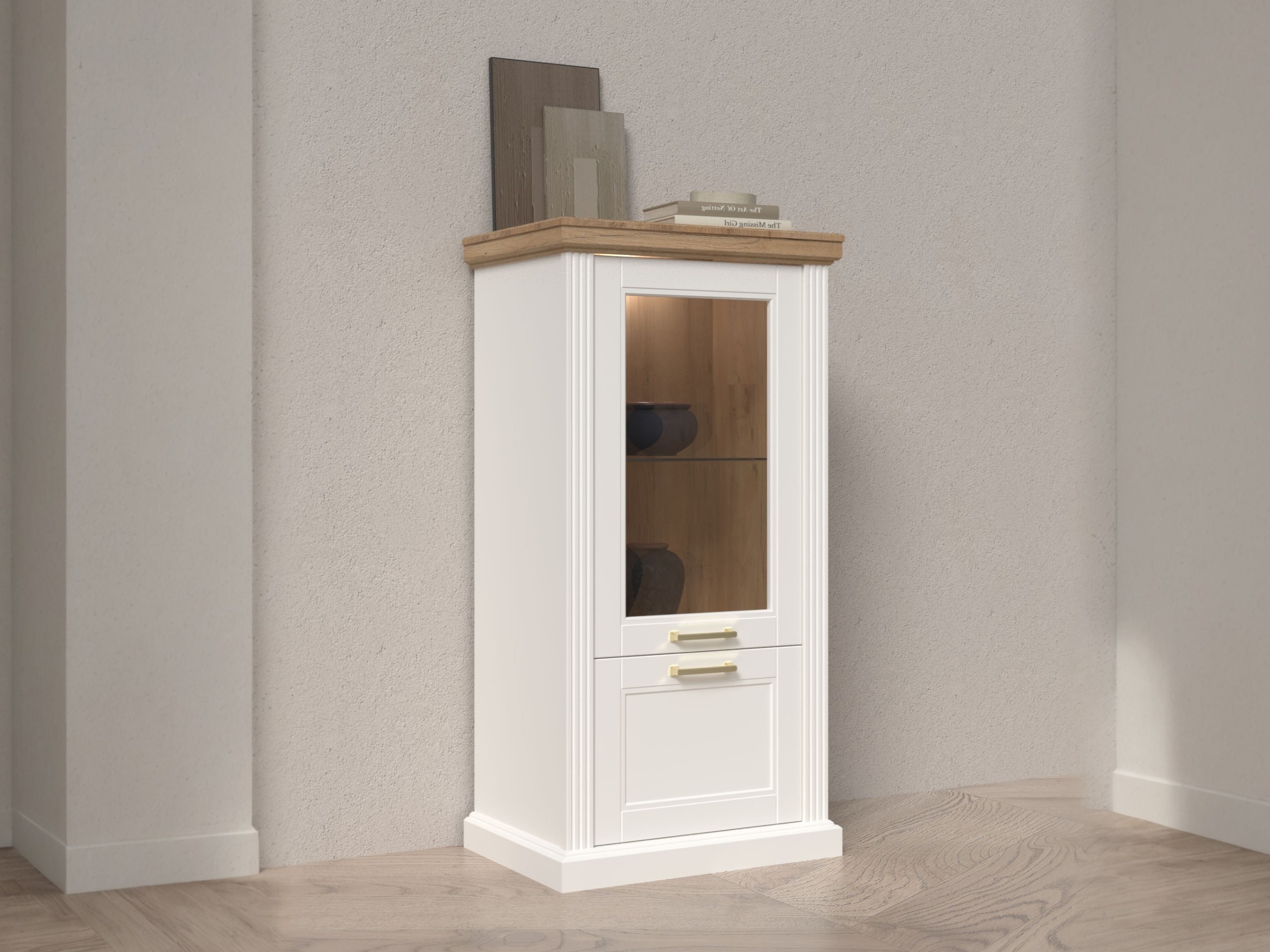 Bufet Solevu 105 (Alb + Nuc deschis)