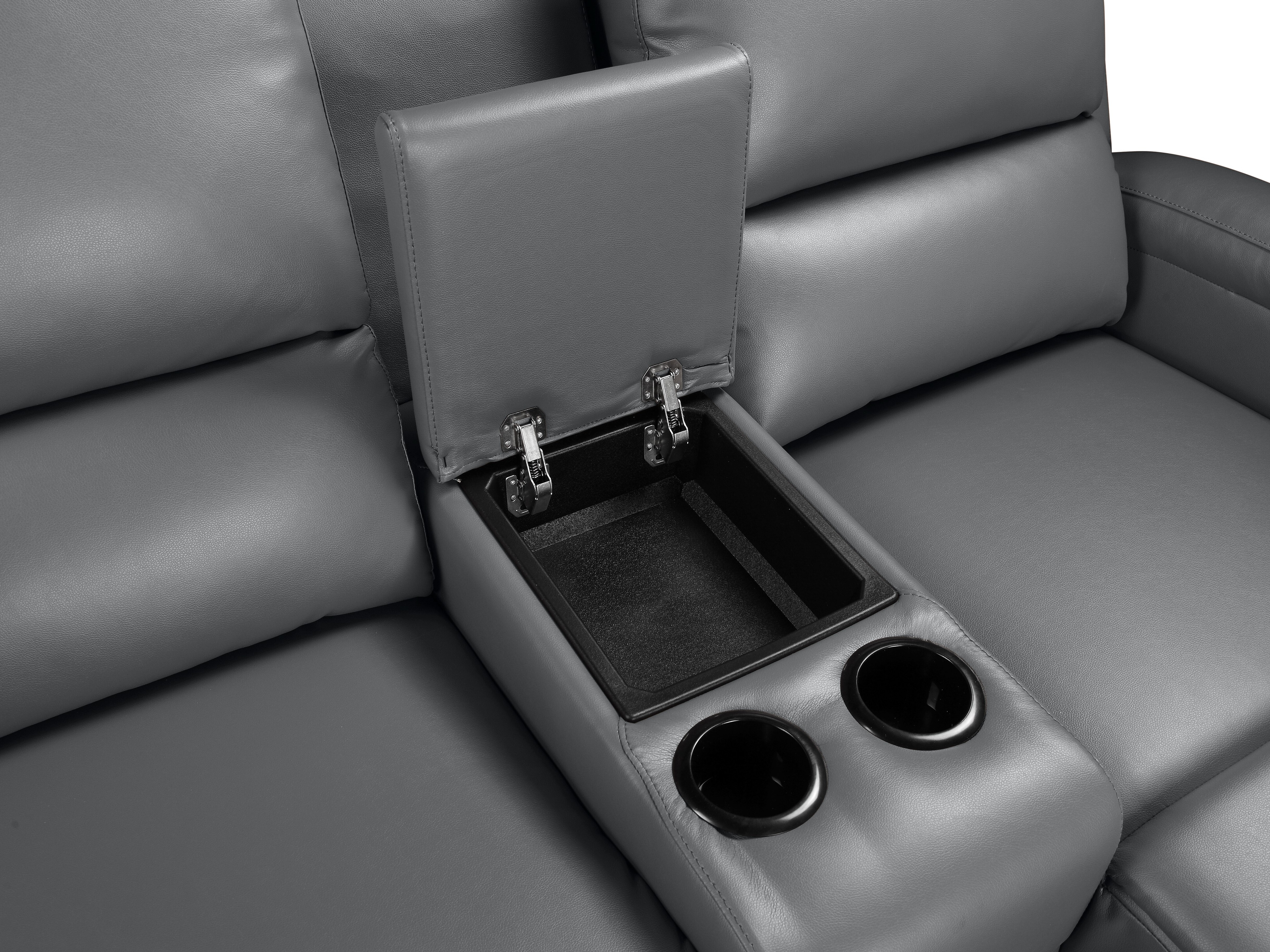 Colțar cu recliner Denton 1368 (Gri)