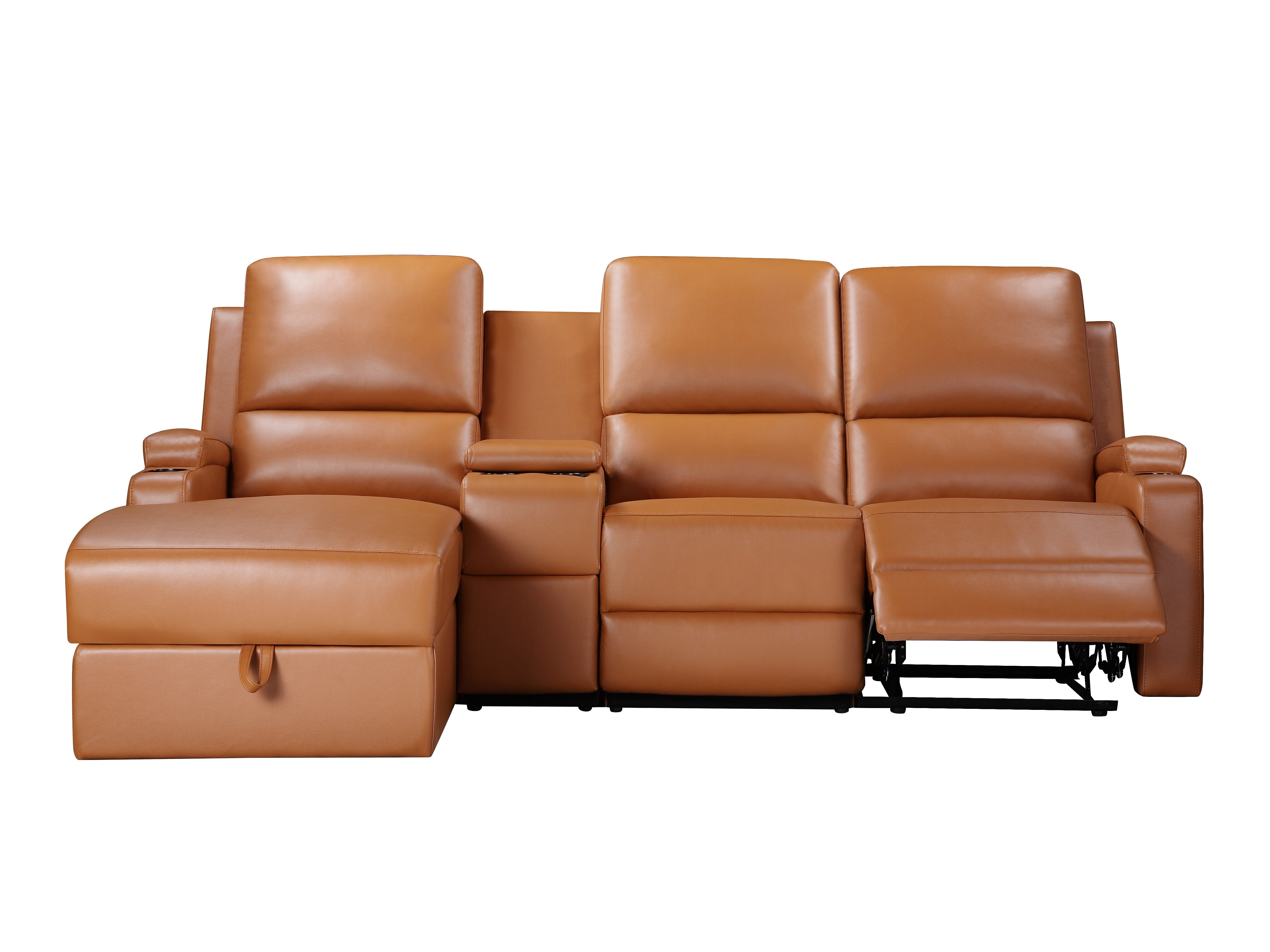 Colțar cu recliner Denton 1368 (Maro)