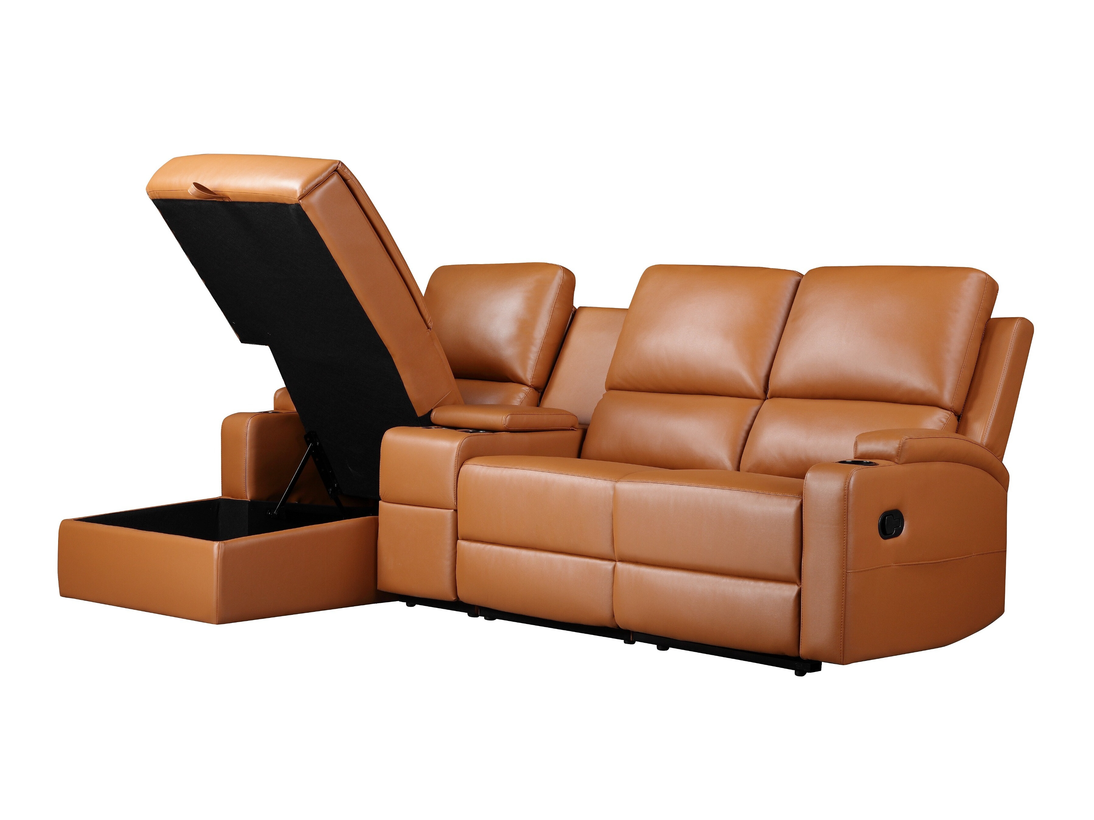 Colțar cu recliner Denton 1368 (Maro)