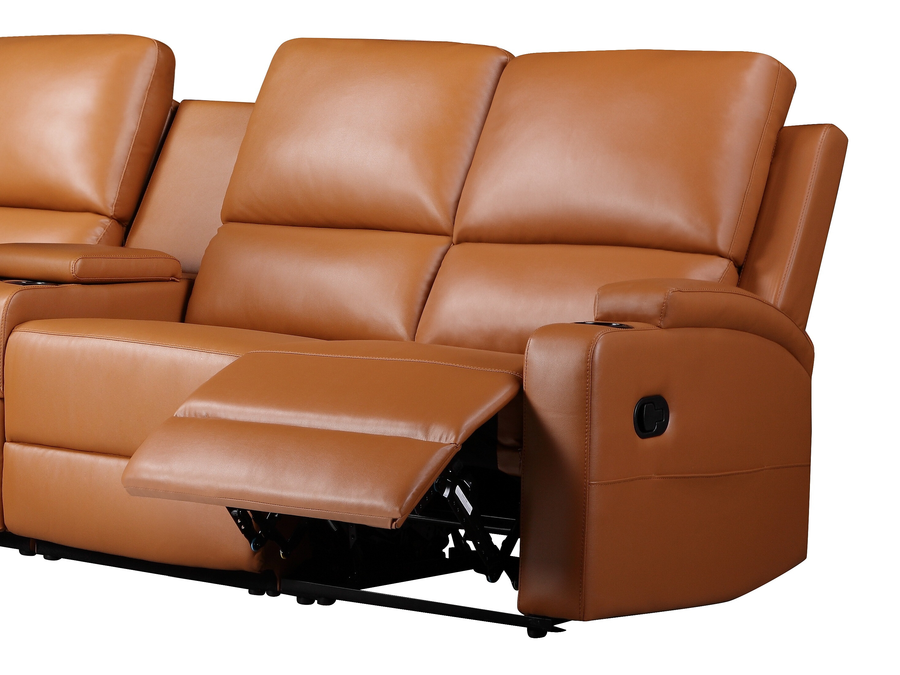 Colțar cu recliner Denton 1368 (Maro)