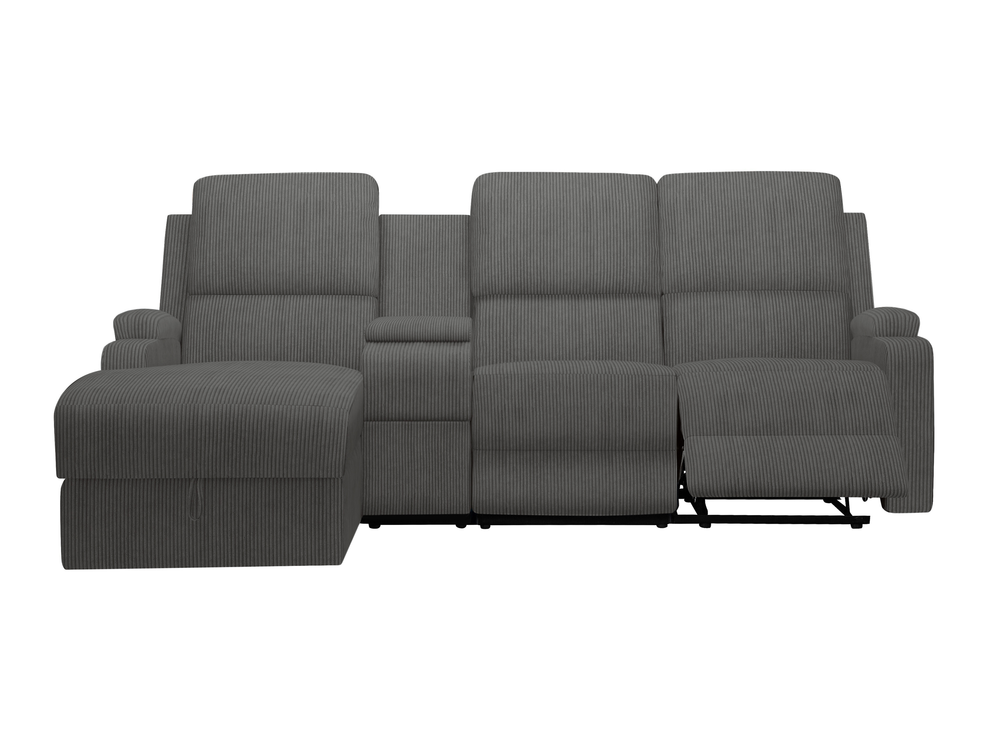 Colțar cu recliner Denton 1568 (Antracit)