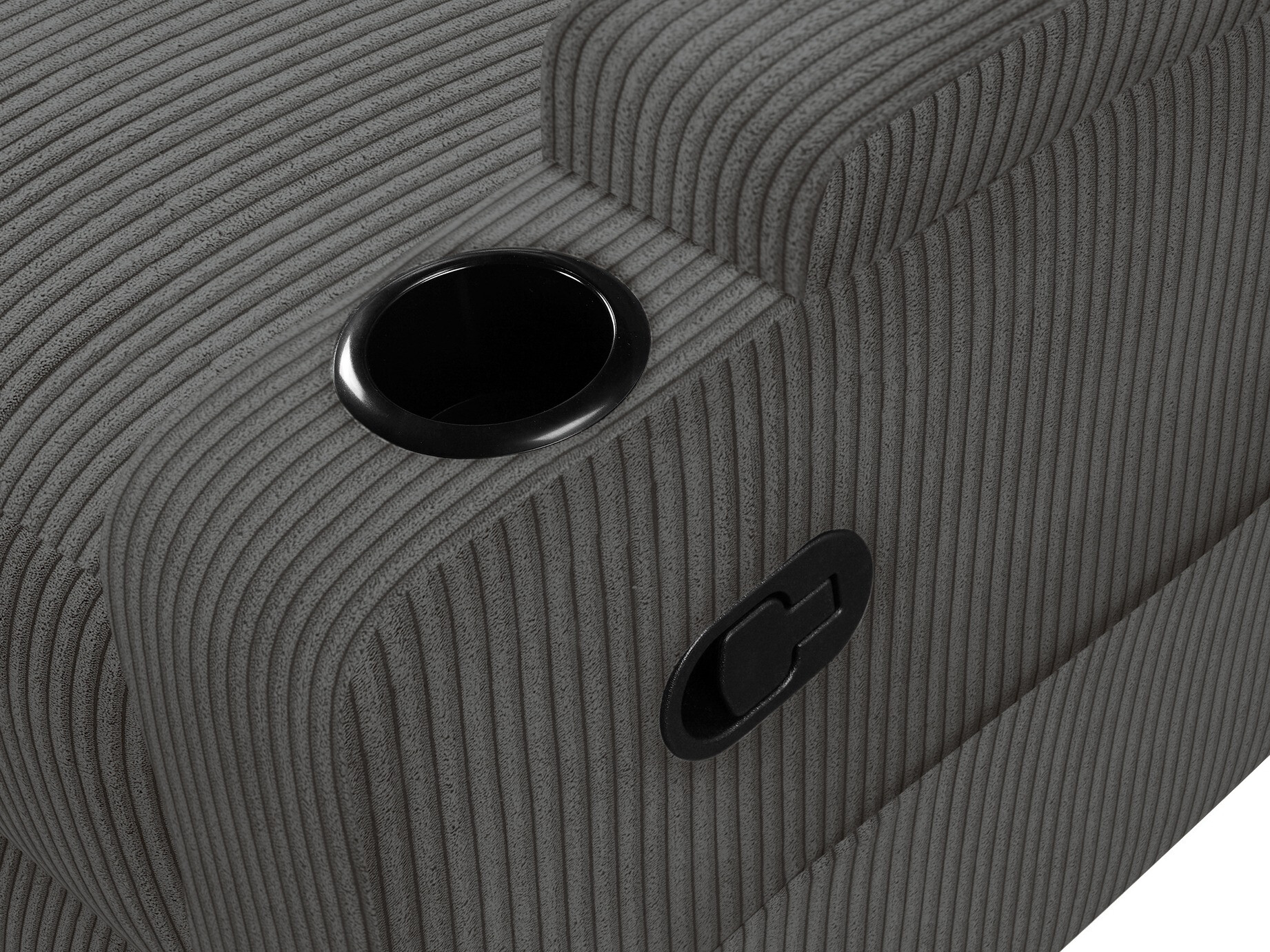 Colțar cu recliner Denton 1568 (Antracit)