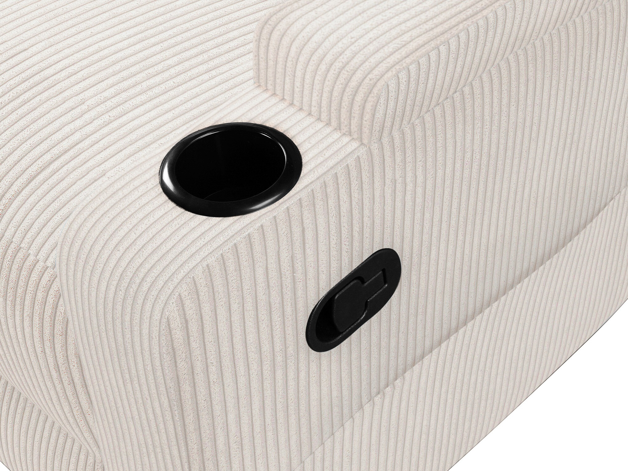 Colțar cu recliner Denton 1568 (Crem)