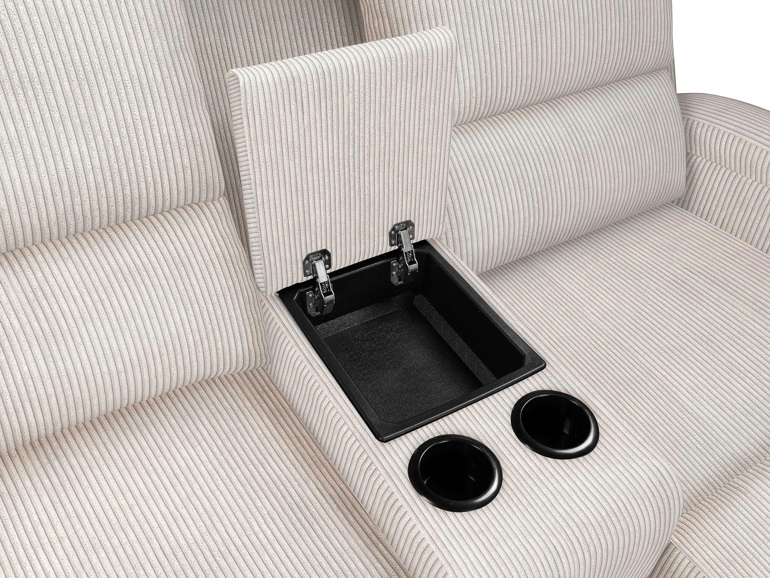 Colțar cu recliner Denton 1568 (Crem)