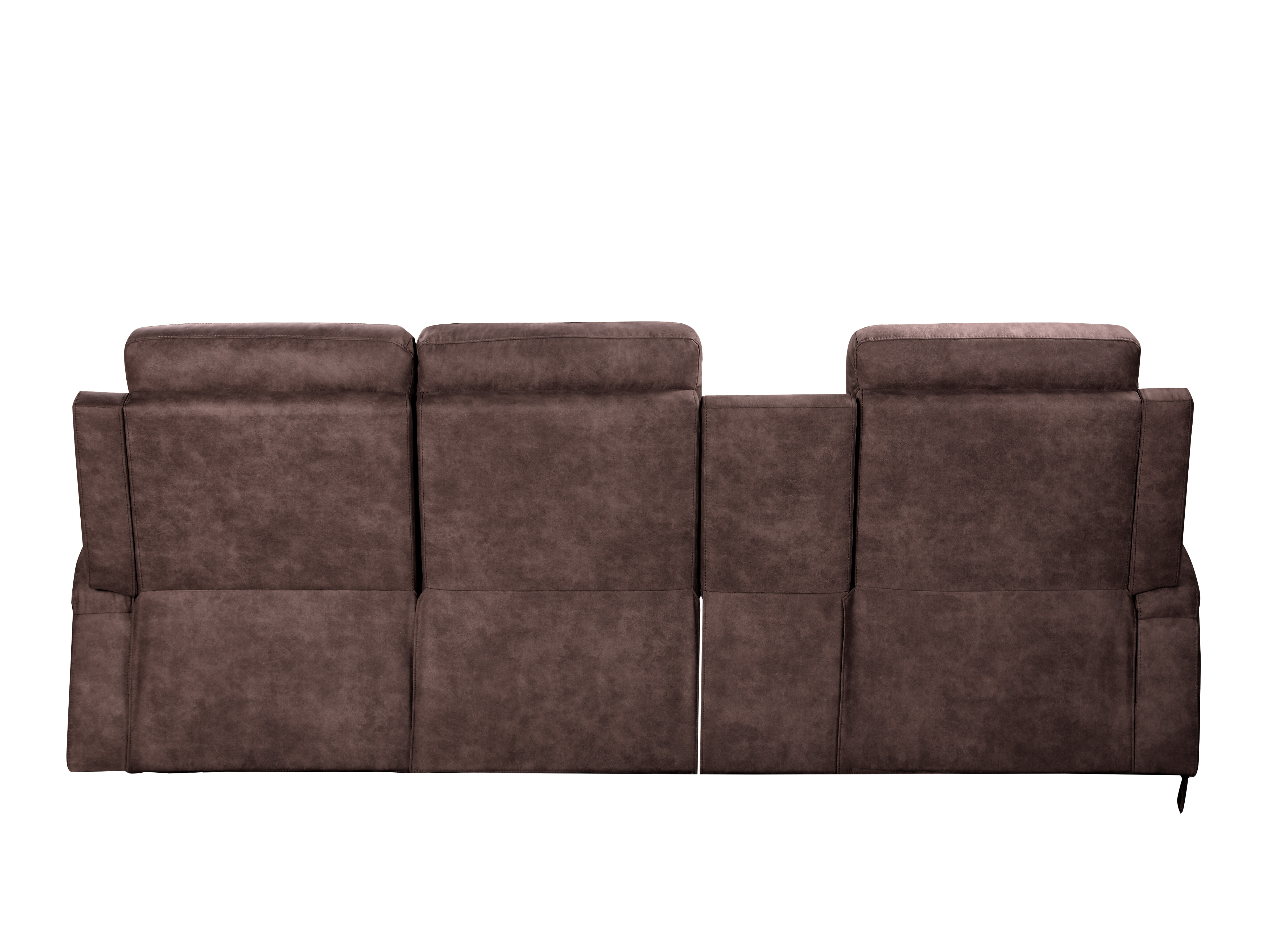 Colțar cu recliner Denton 1568 (Maro închis)