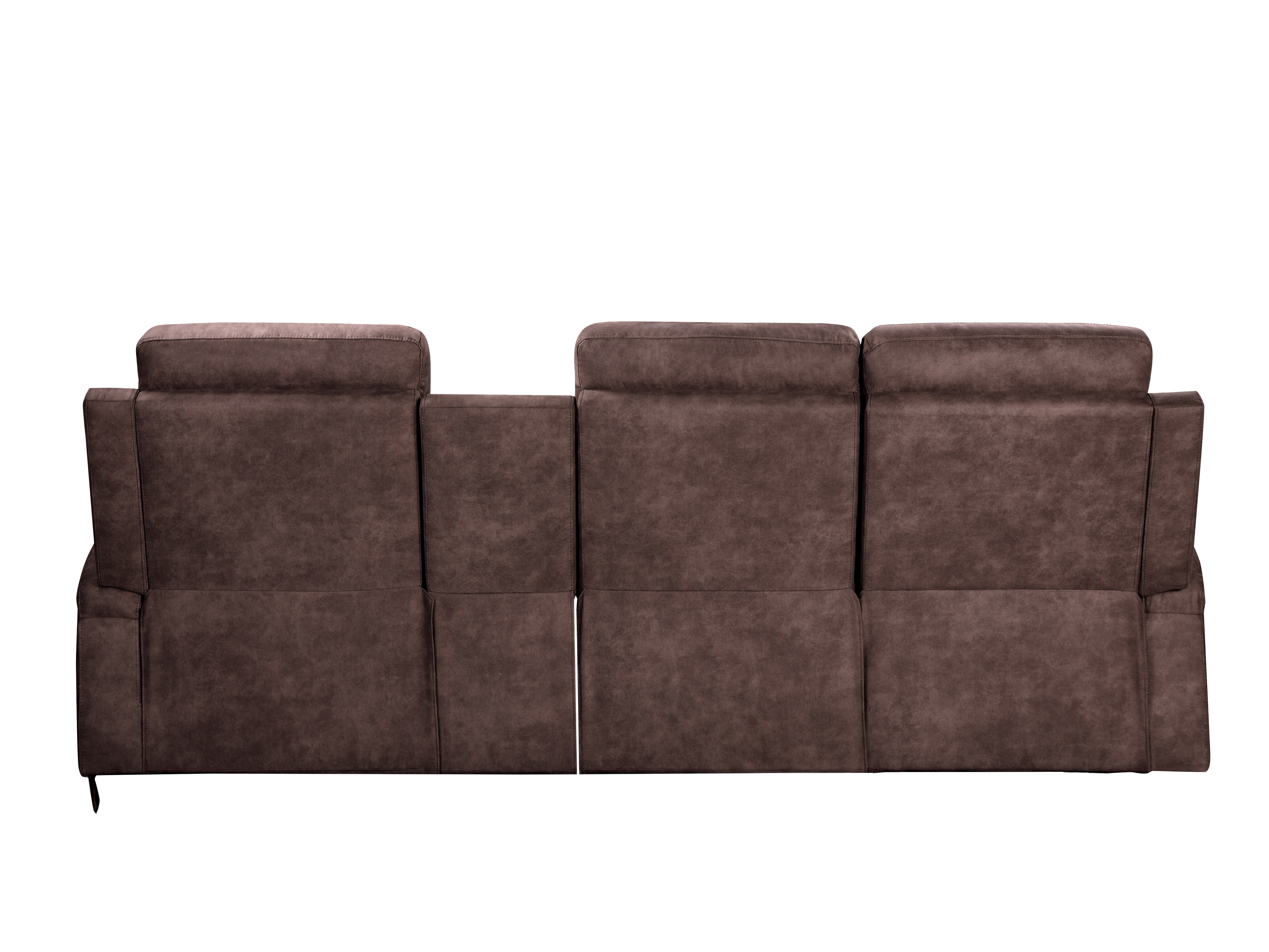 Colțar cu recliner Denton 1568 (Maro închis)