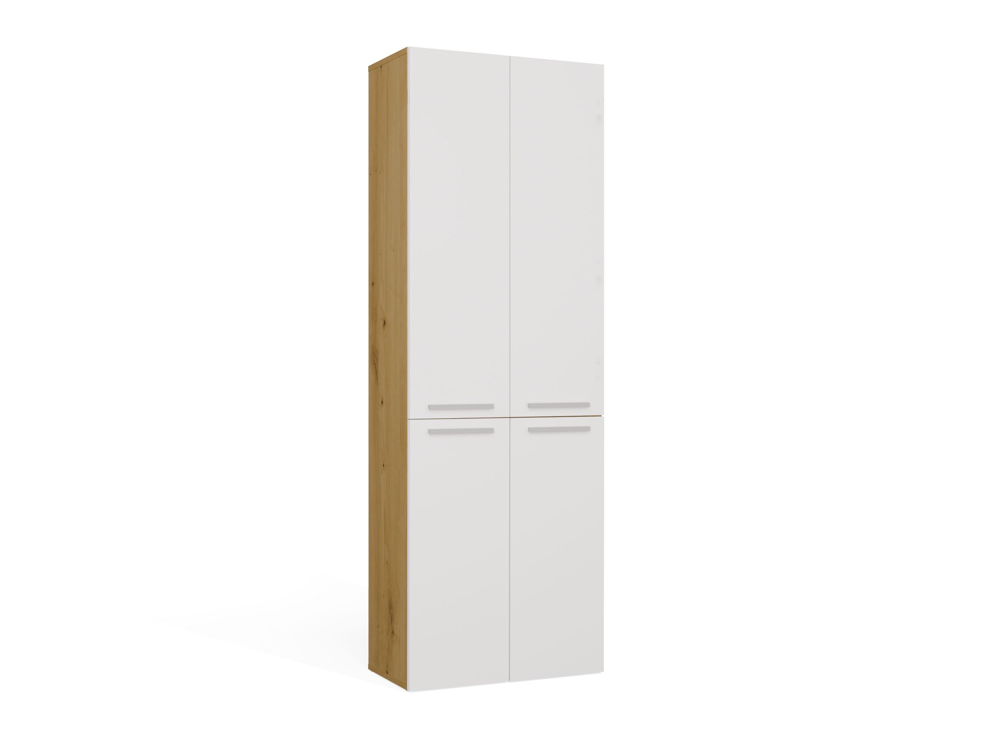 Cabinet de baie neancorat Nolmaru 100 (Stejar artizan + Alb)