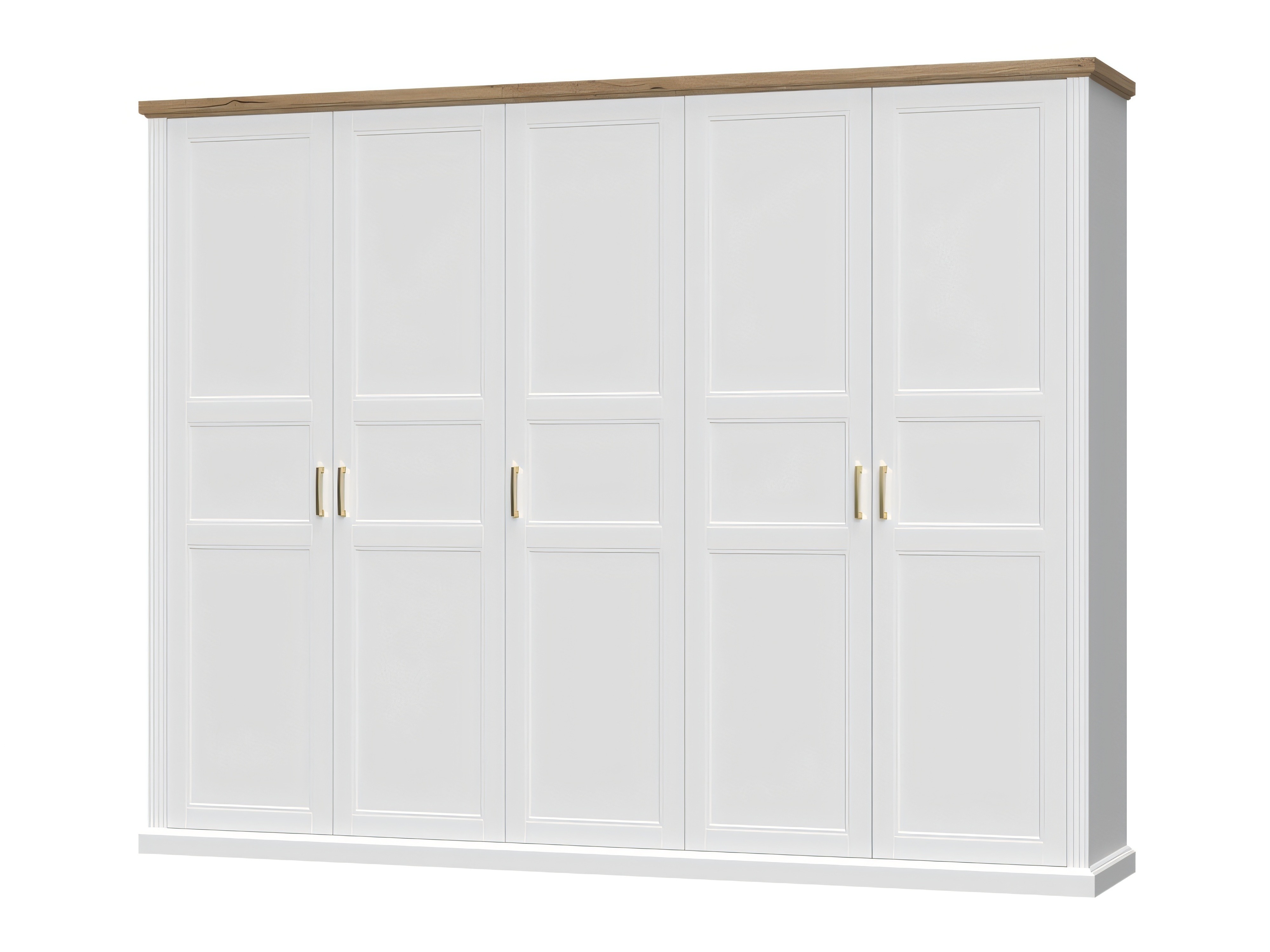 Dulap Solevu 110 (Alb + Nuc deschis)