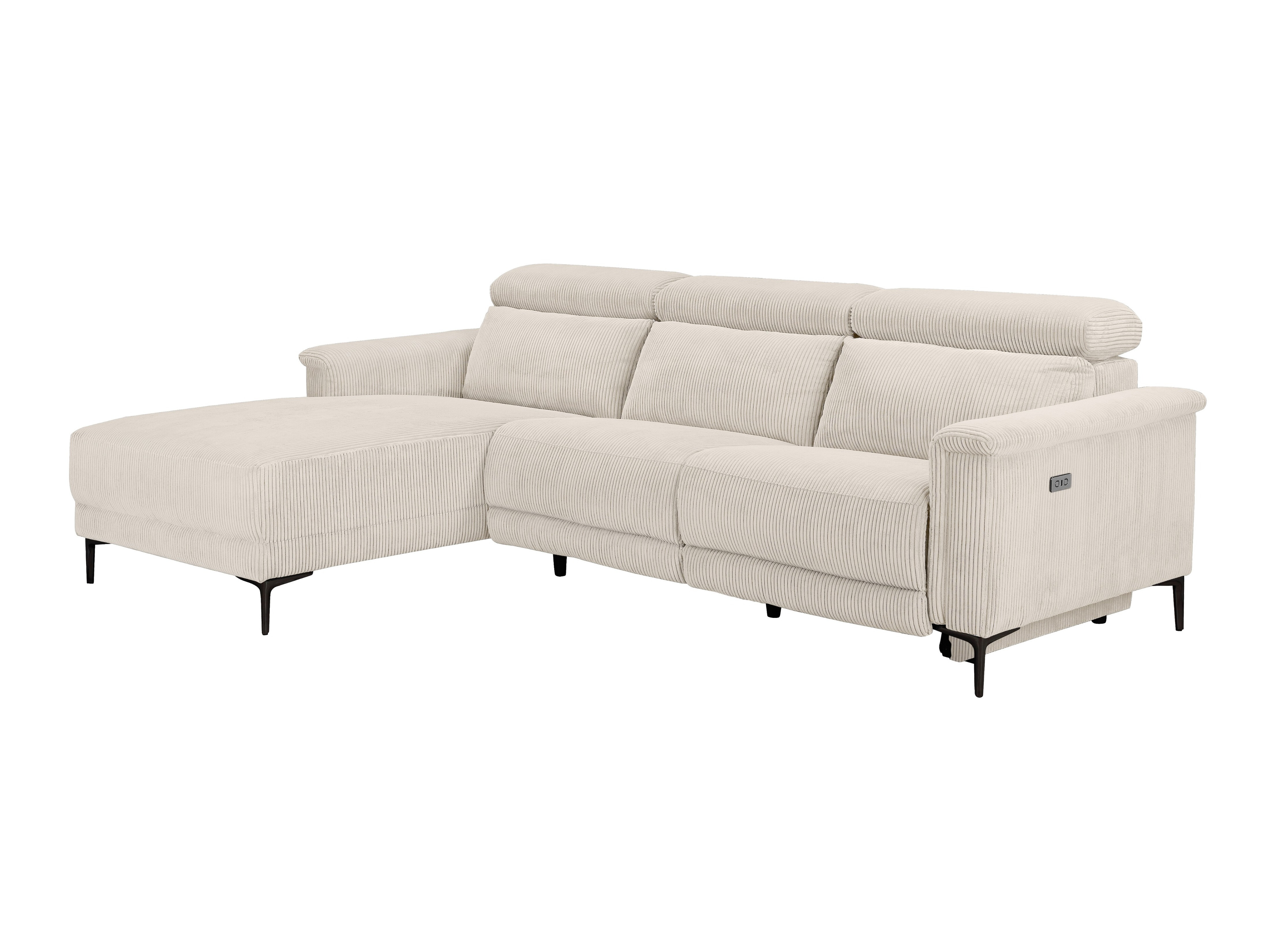 Colțar cu recliner Evamare 105 (Crem)